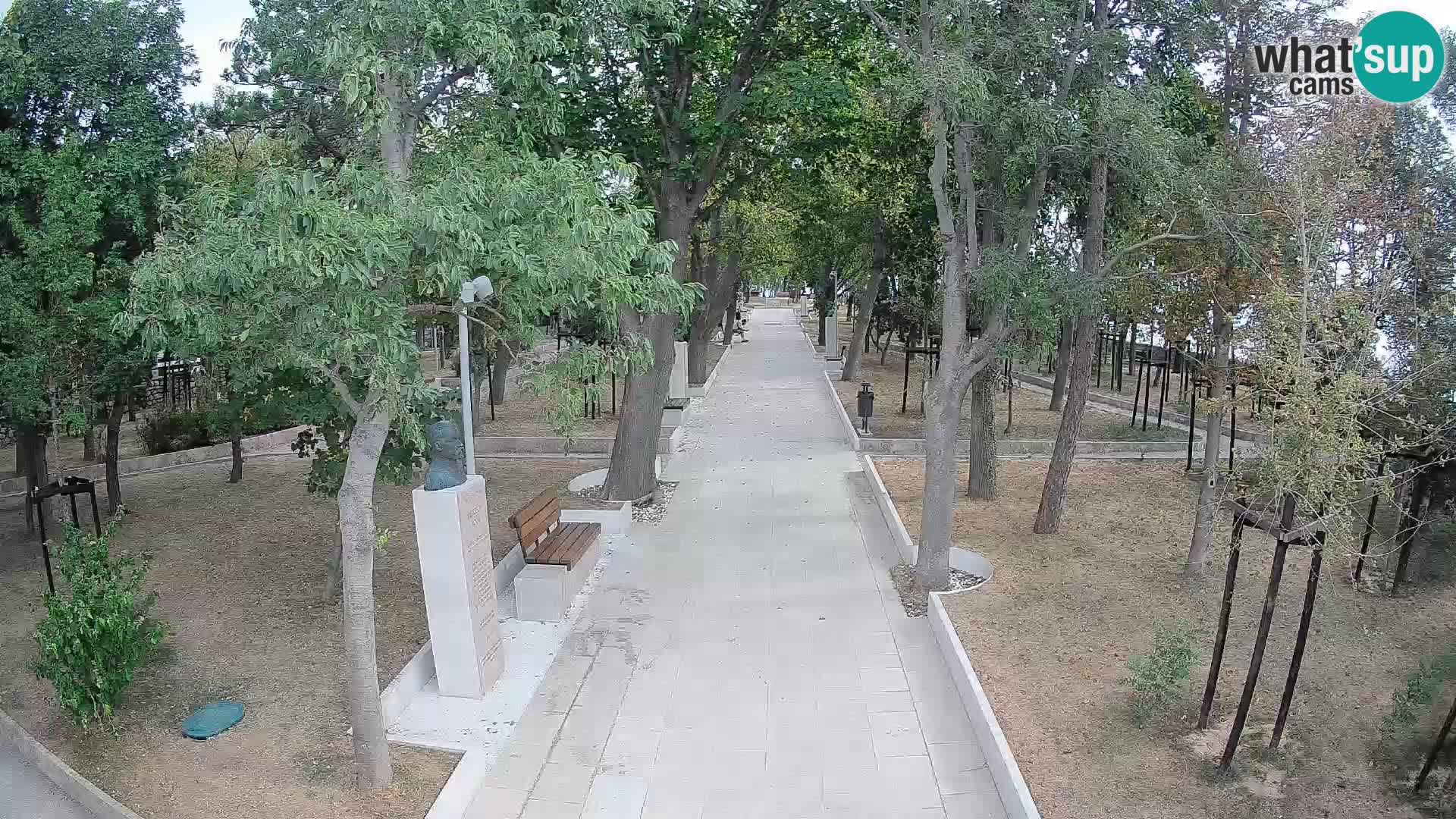 Writers’ Park Webcam Senj – Live by the Sea
