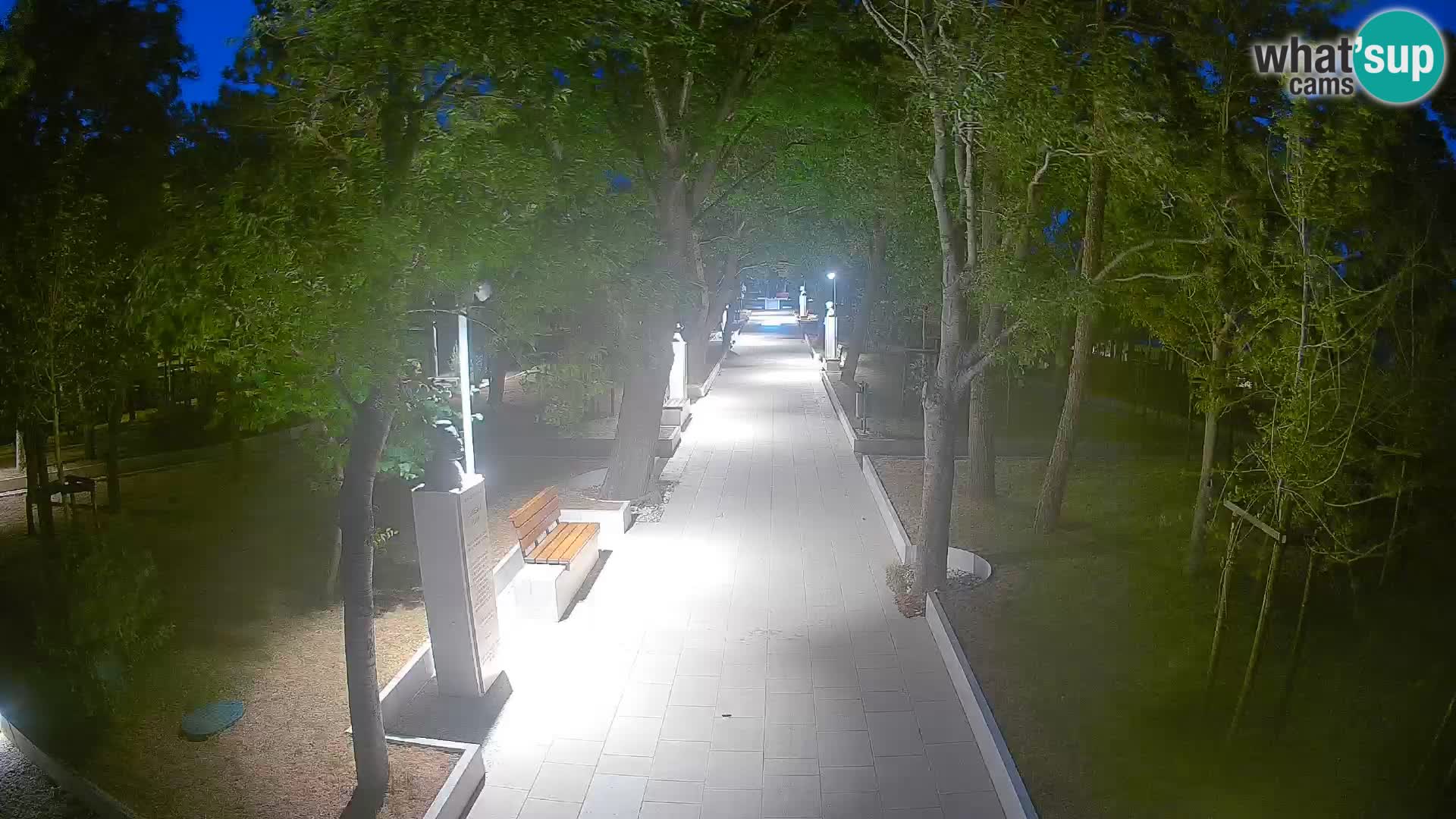 Writers’ Park Webcam Senj – Live by the Sea
