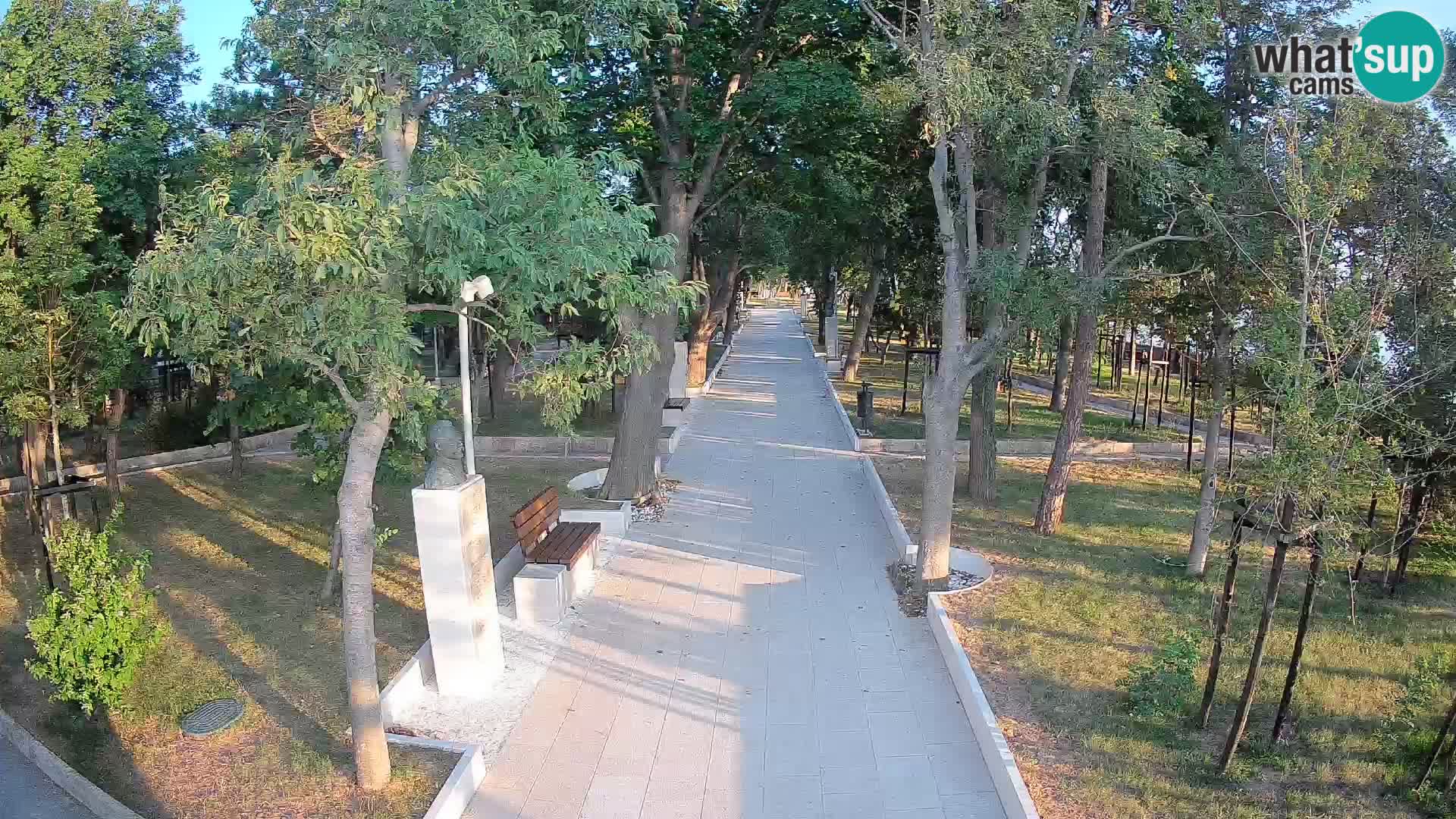 Writers’ Park Webcam Senj – Live by the Sea