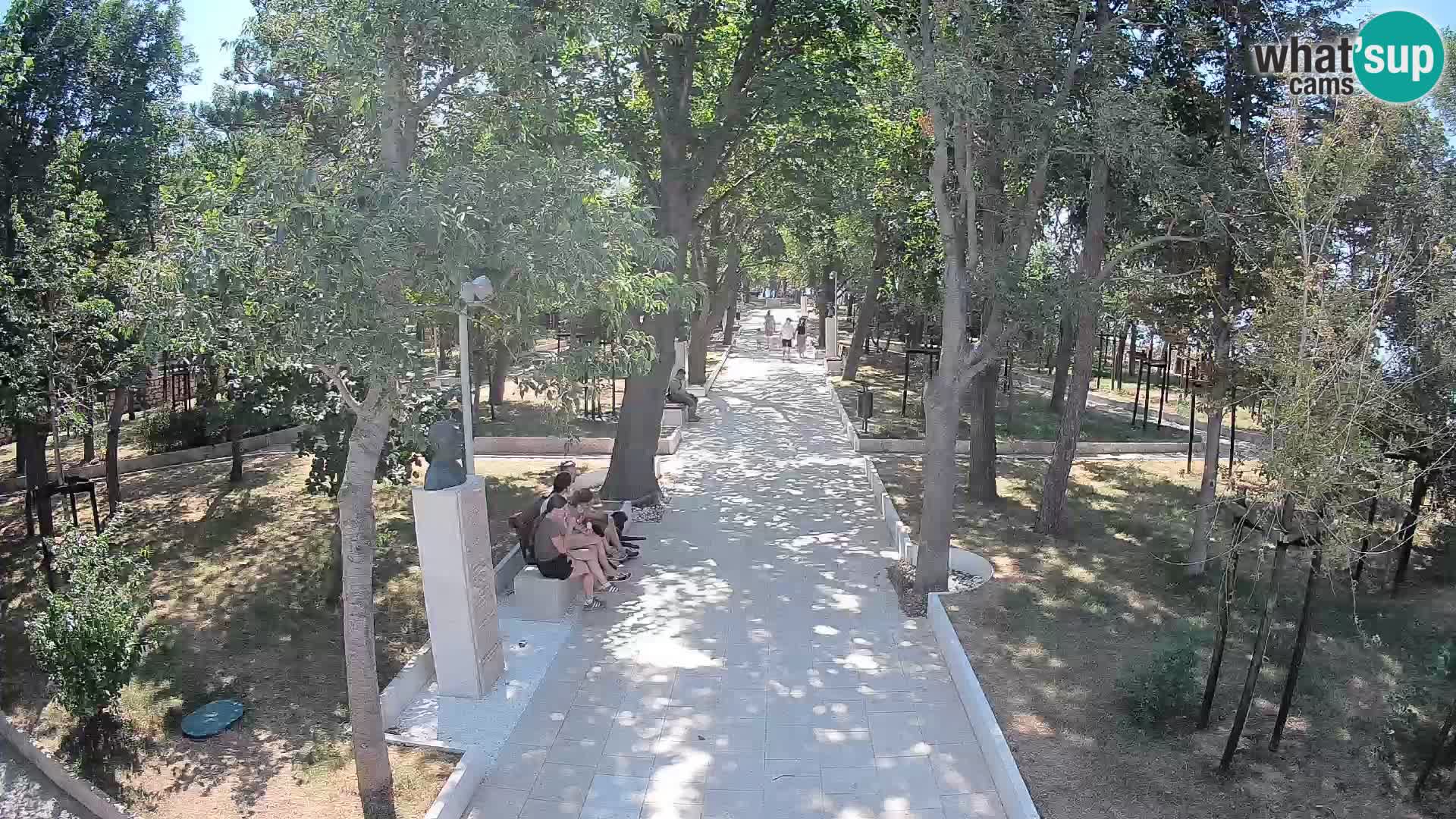 Writers’ Park Webcam Senj – Live by the Sea