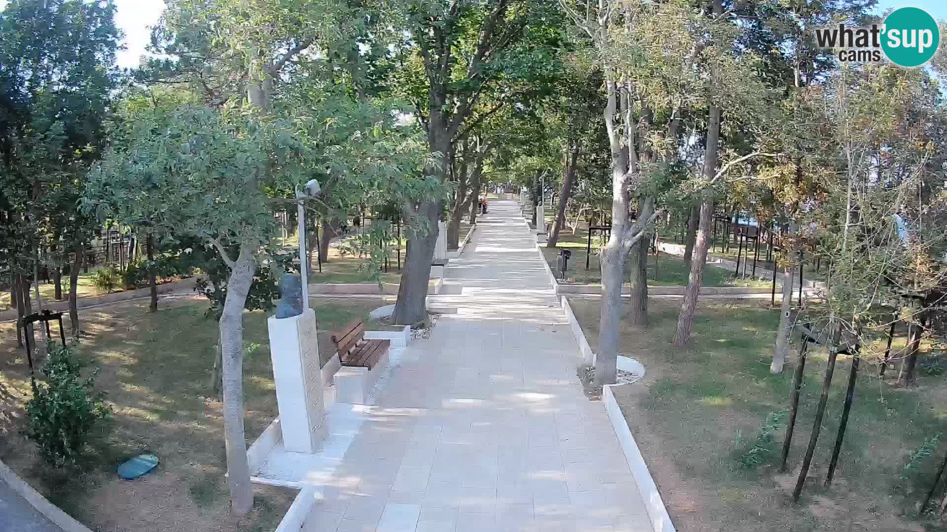 Writers’ Park Webcam Senj – Live by the Sea