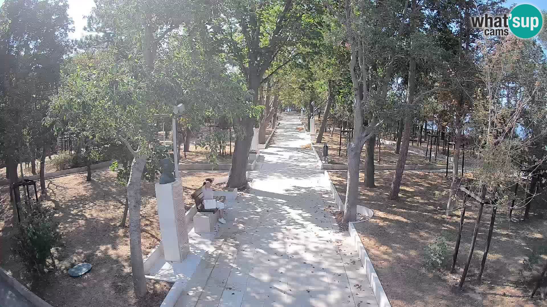 Writers’ Park Webcam Senj – Live by the Sea