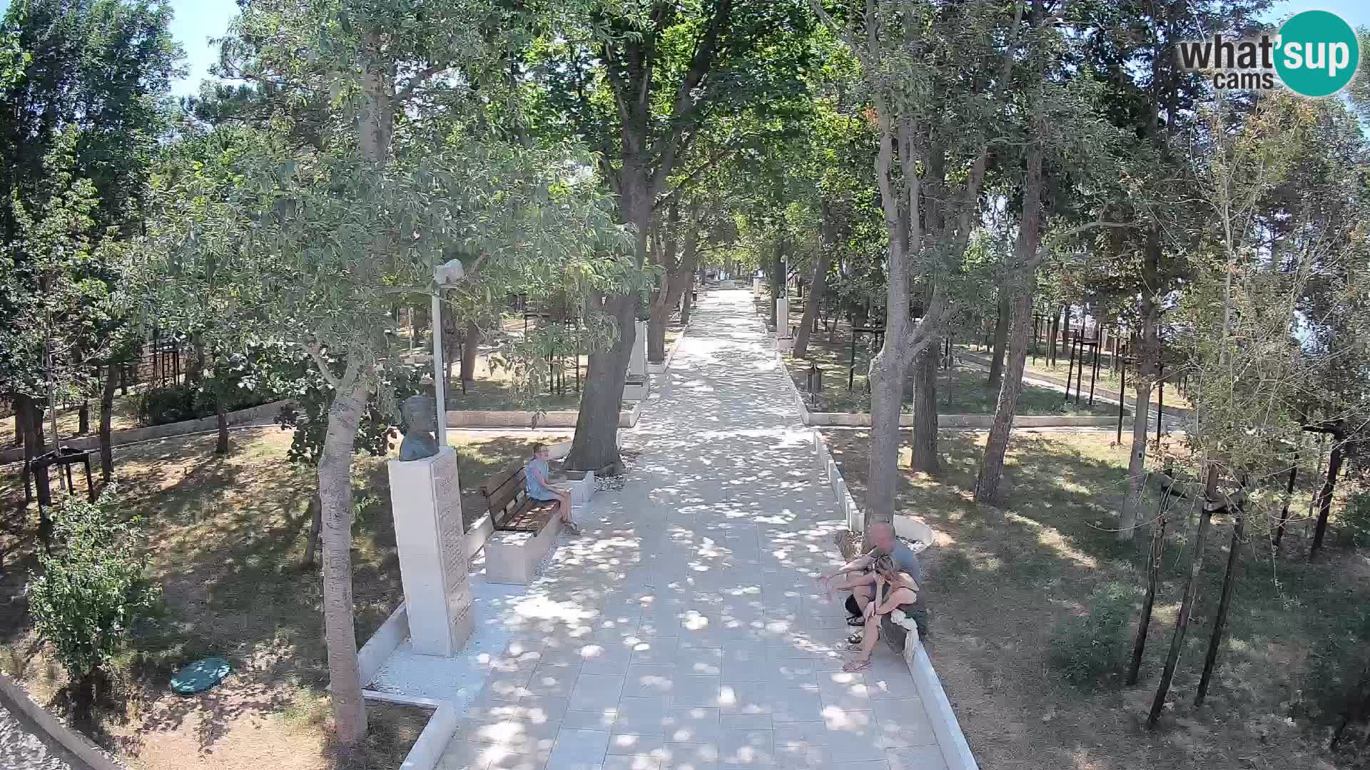 Writers’ Park Webcam Senj – Live by the Sea