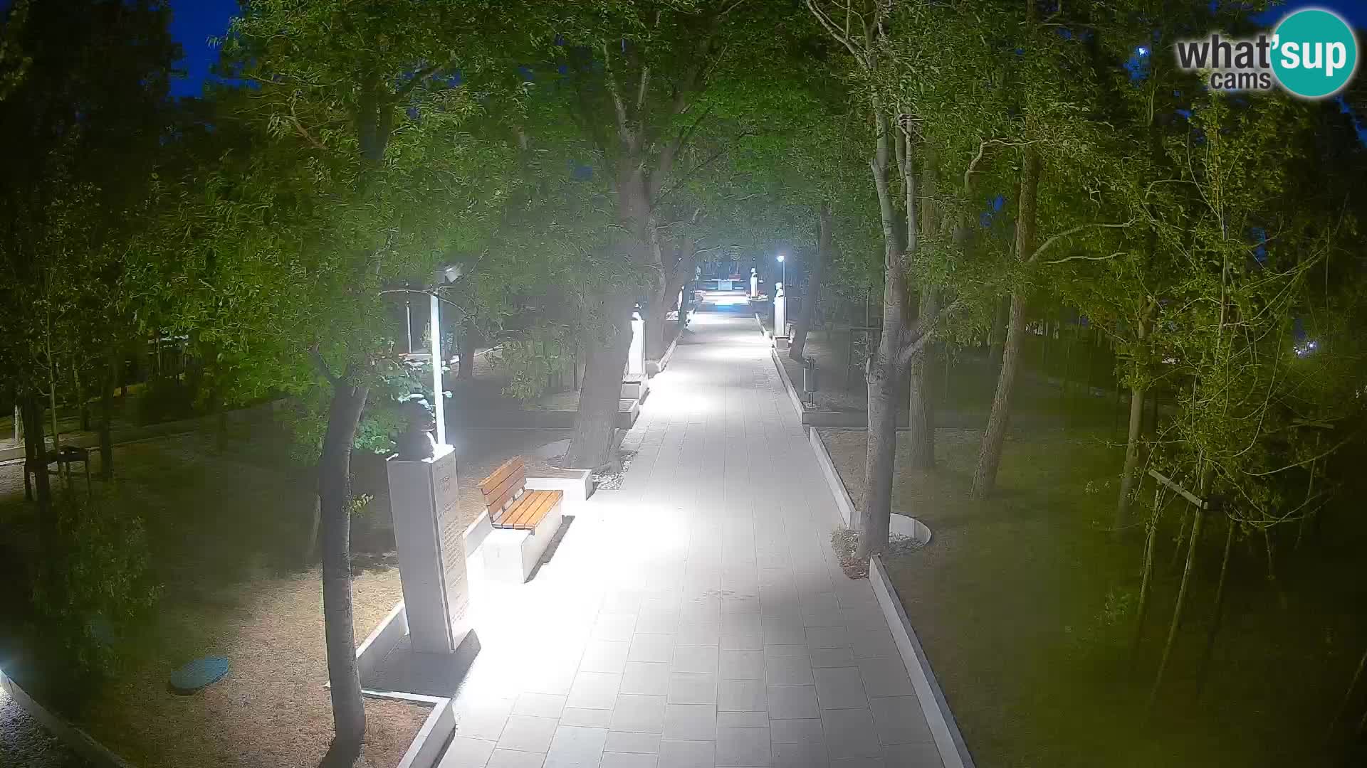 Writers’ Park Webcam Senj – Live by the Sea
