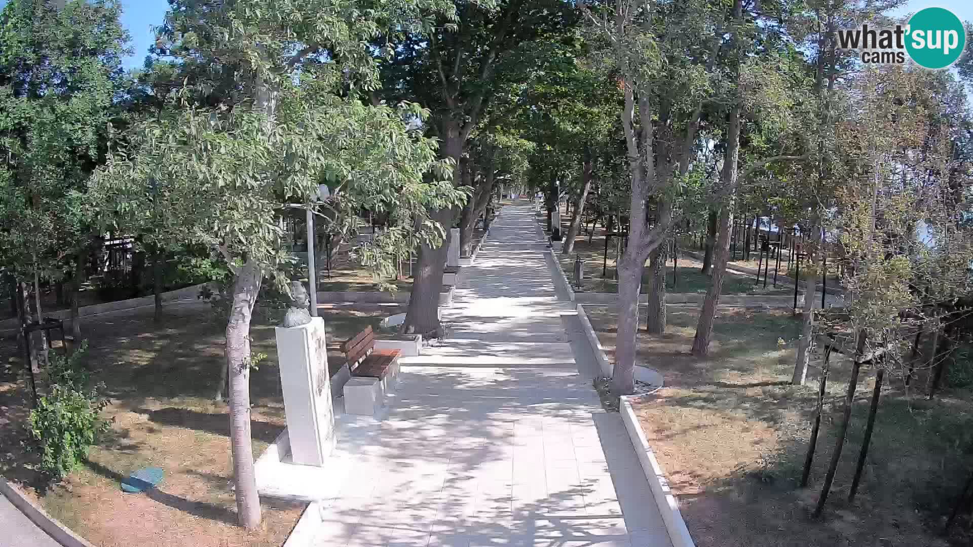 Writers’ Park Webcam Senj – Live by the Sea