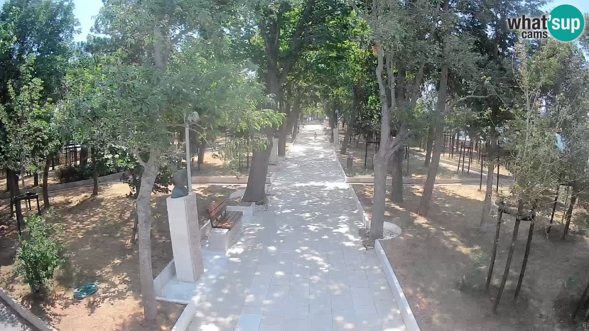 Writers’ Park Webcam Senj – Live by the Sea
