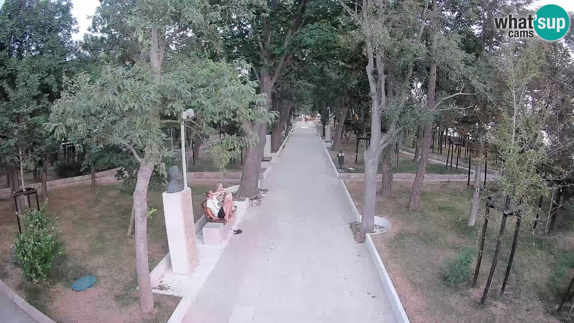 Webcam Schriftstellerpark Senj – Live am Meer