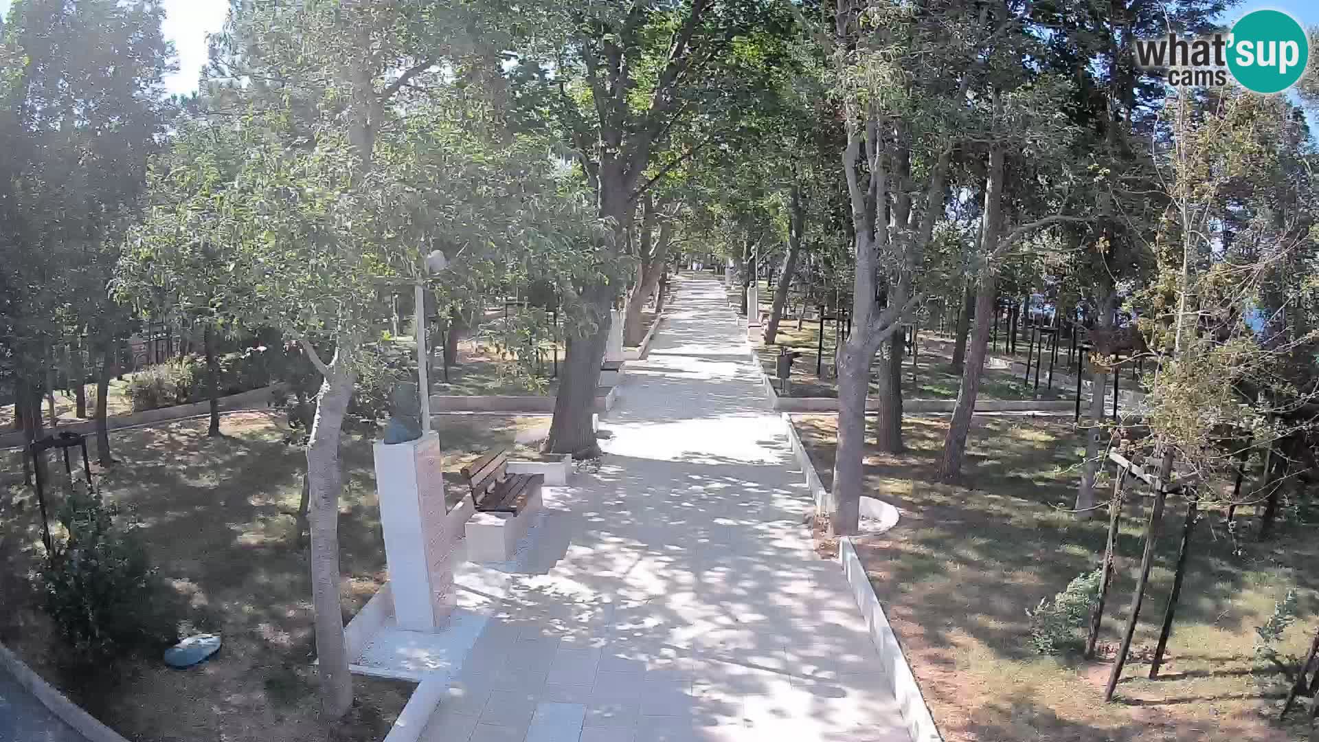 Writers’ Park Webcam Senj – Live by the Sea