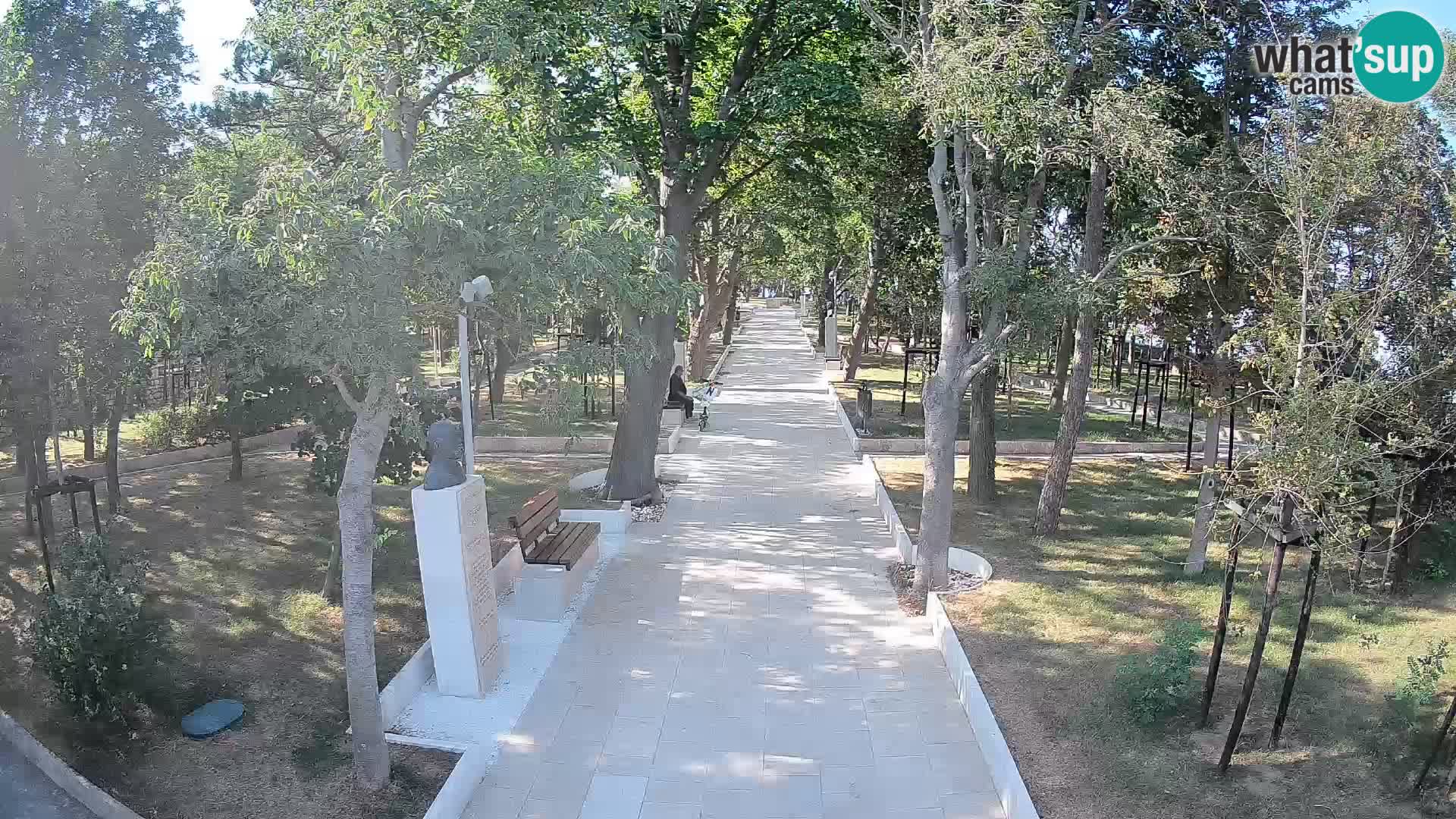Writers’ Park Webcam Senj – Live by the Sea