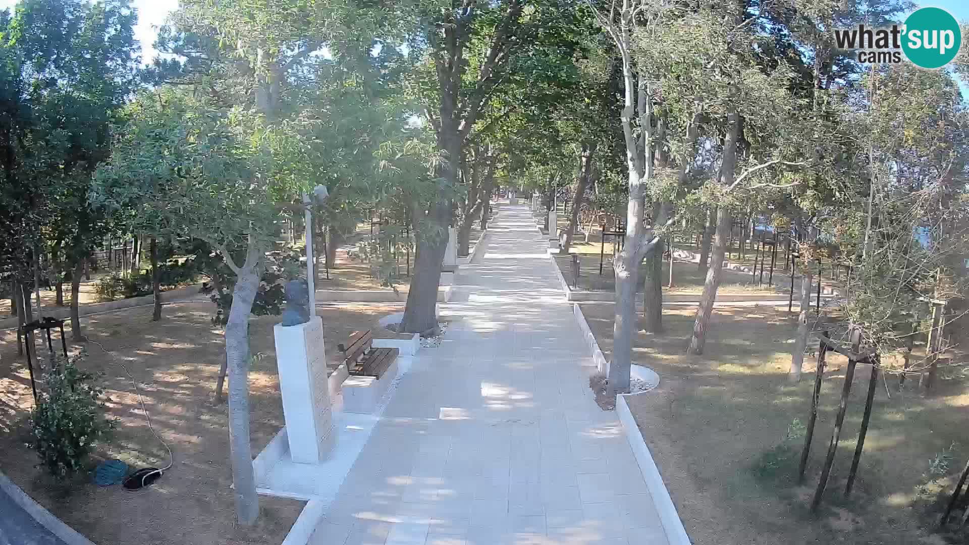 Writers’ Park Webcam Senj – Live by the Sea