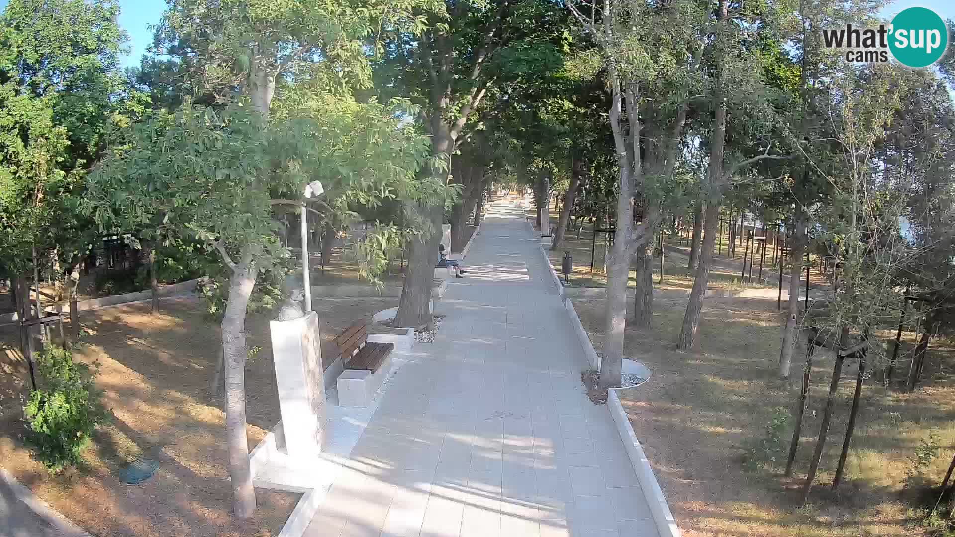 Webcam Schriftstellerpark Senj – Live am Meer