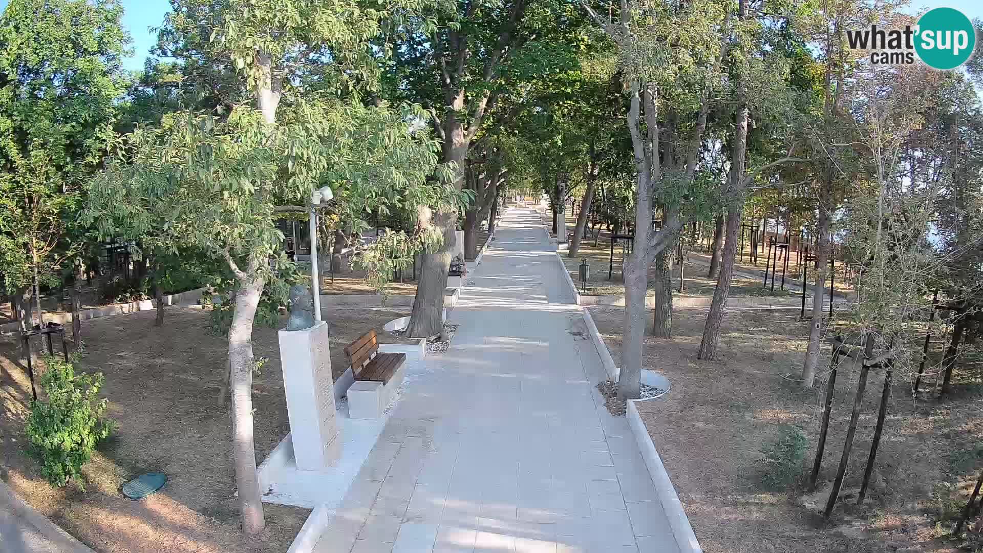 Writers’ Park Webcam Senj – Live by the Sea