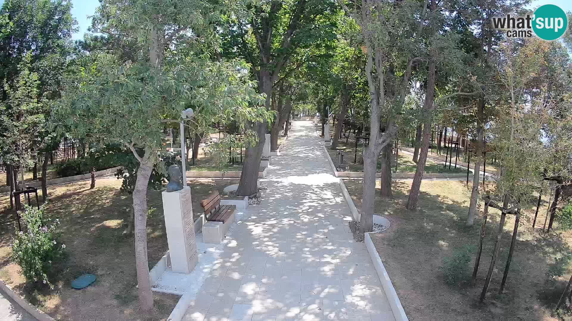 Writers’ Park Webcam Senj – Live by the Sea