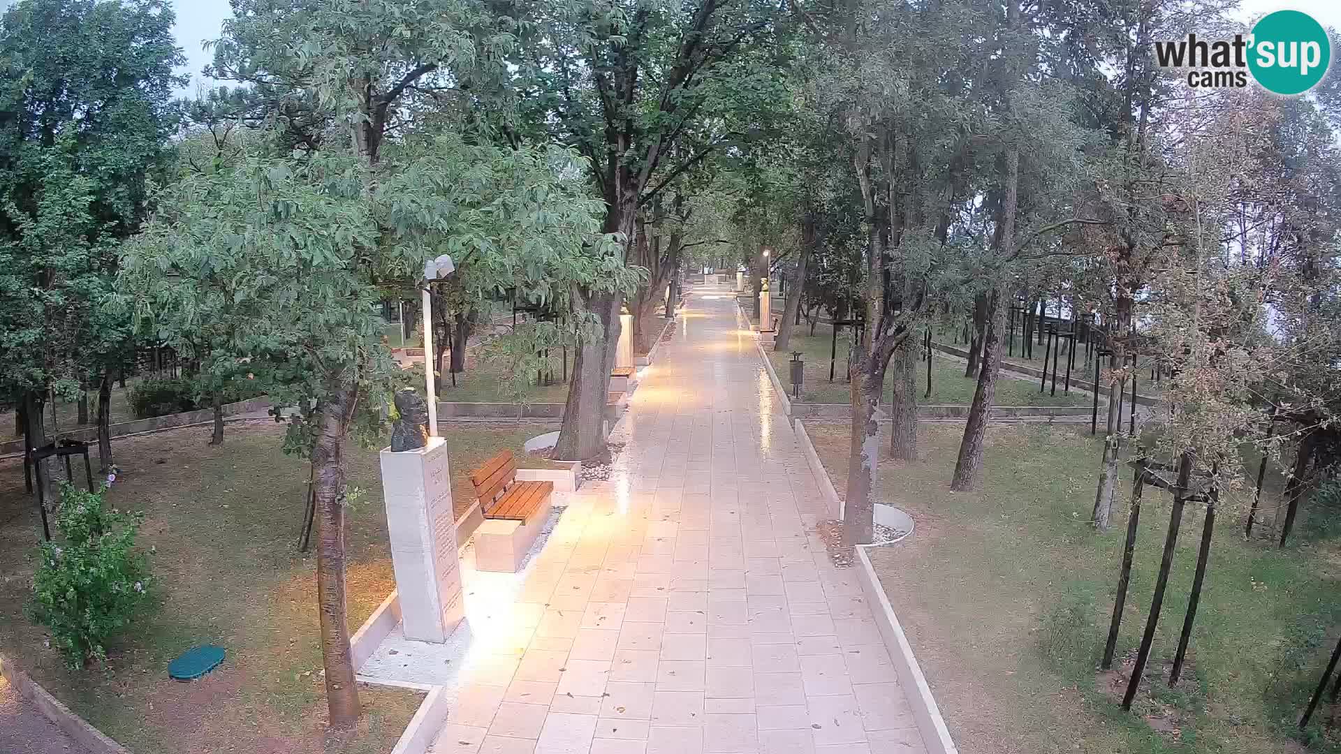 Writers’ Park Webcam Senj – Live by the Sea