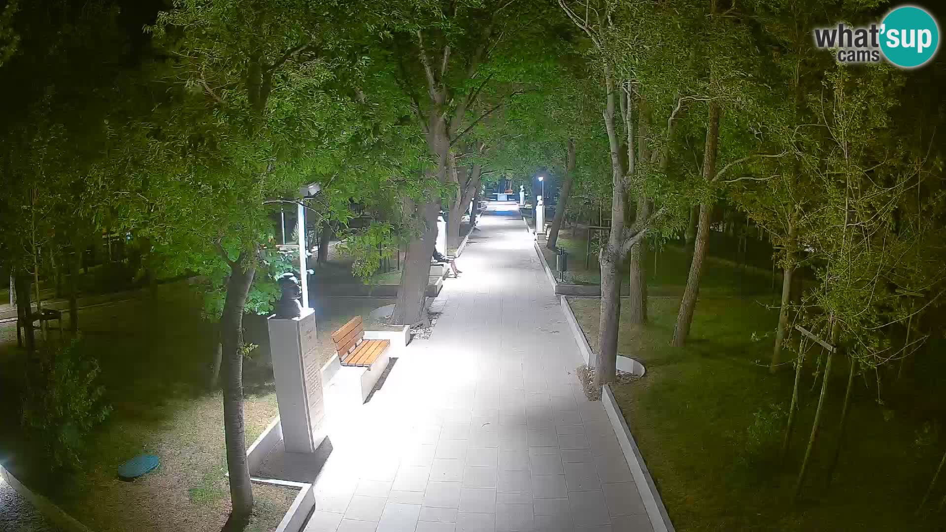 Webcam Schriftstellerpark Senj – Live am Meer