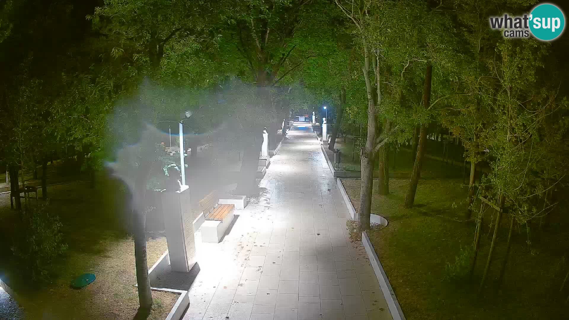 Writers’ Park Webcam Senj – Live by the Sea