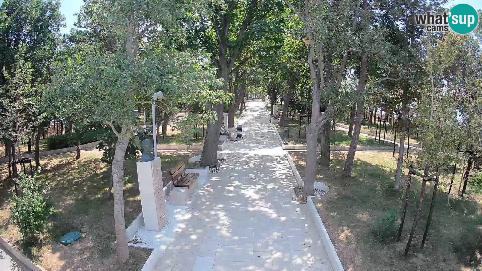 Writers’ Park Webcam Senj – Live by the Sea