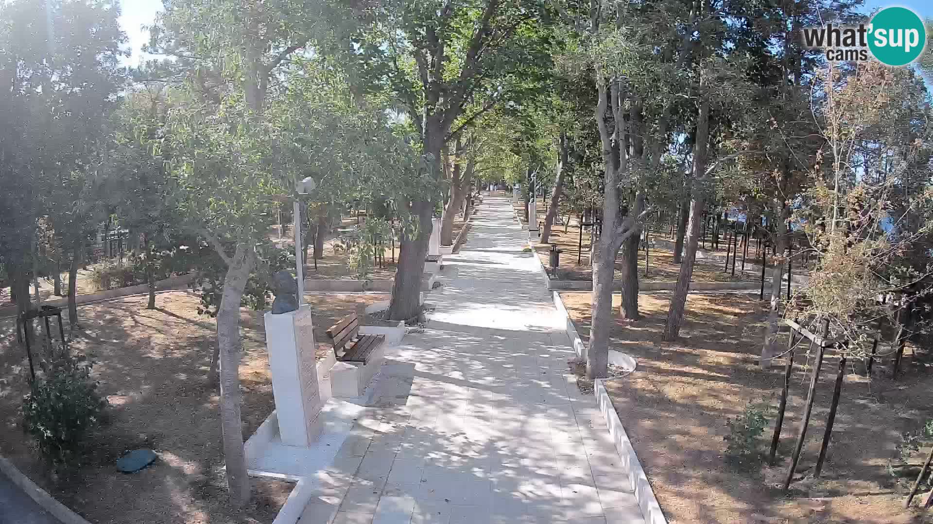 Writers’ Park Webcam Senj – Live by the Sea