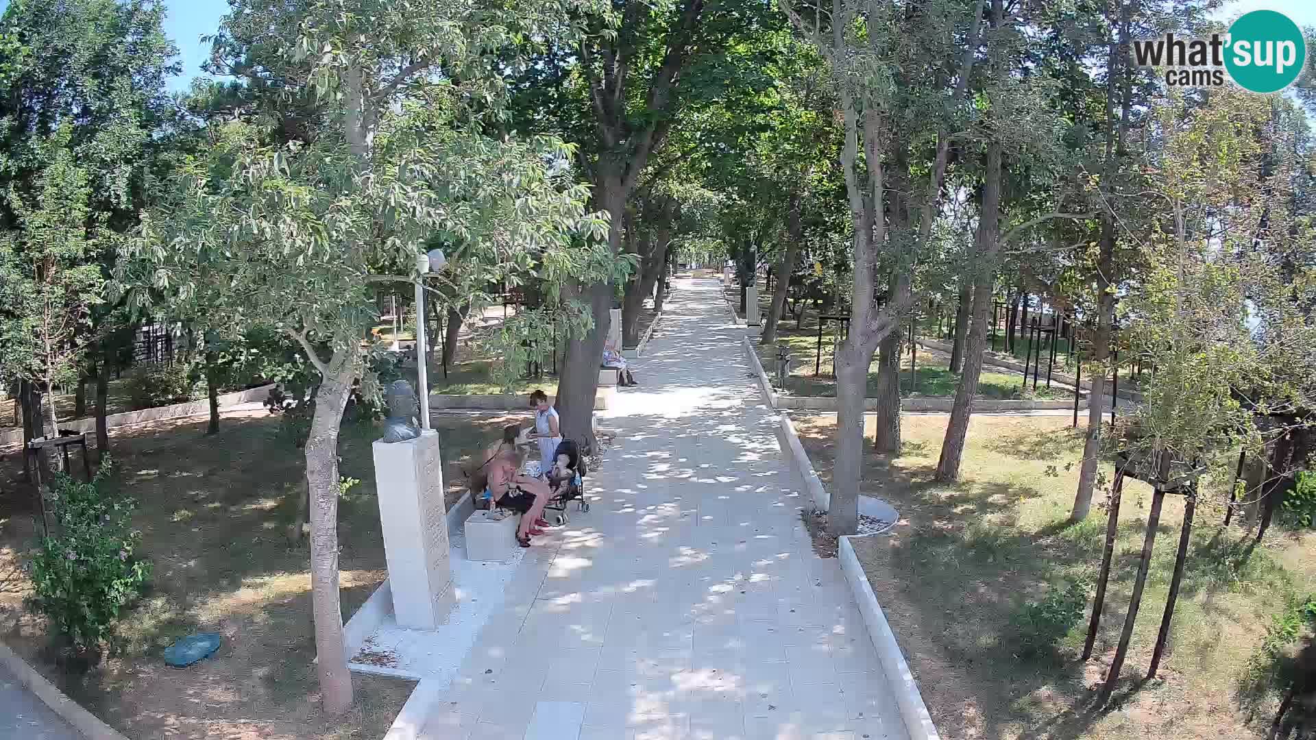 Writers’ Park Webcam Senj – Live by the Sea