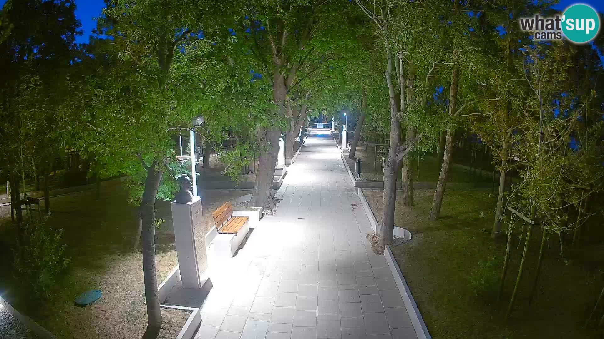 Writers’ Park Webcam Senj – Live by the Sea