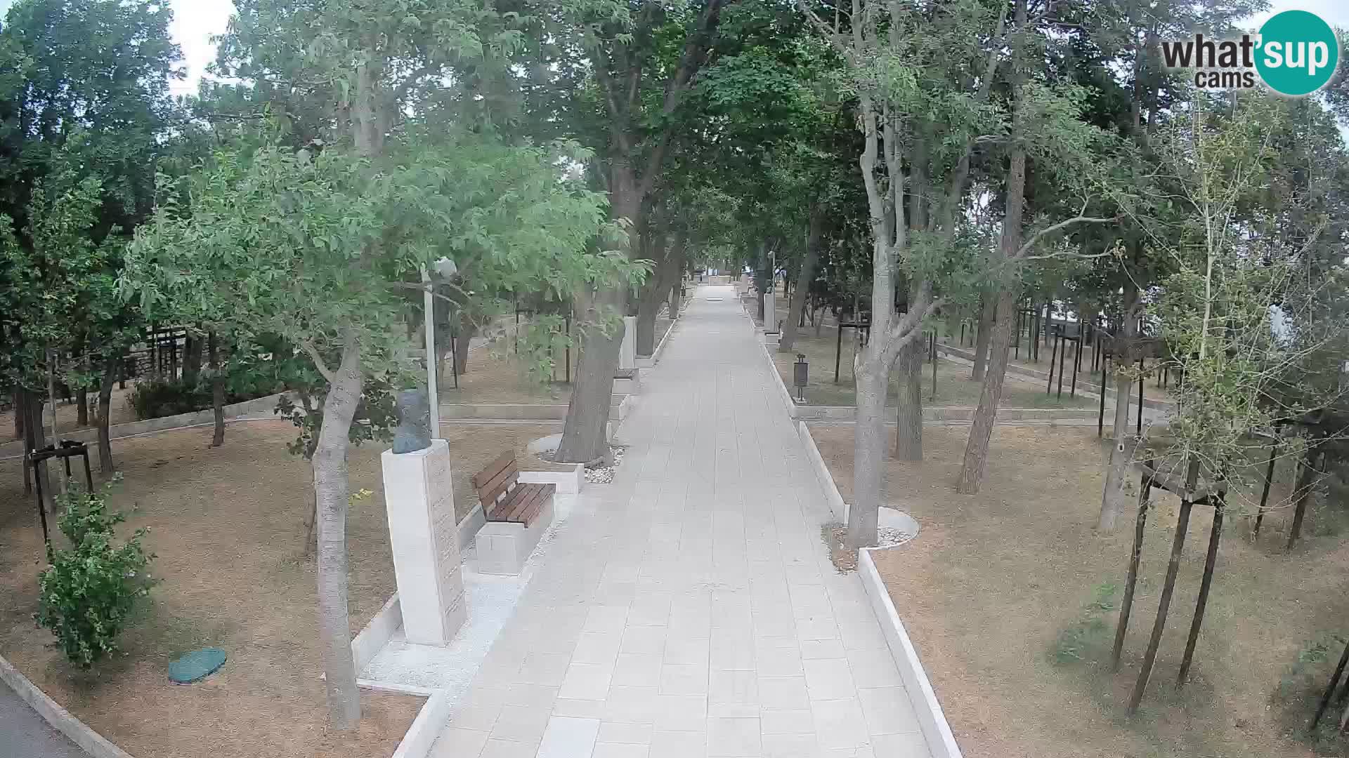 Writers’ Park Webcam Senj – Live by the Sea