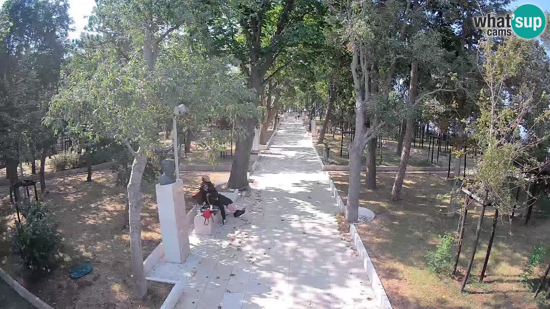 Writers’ Park Webcam Senj – Live by the Sea