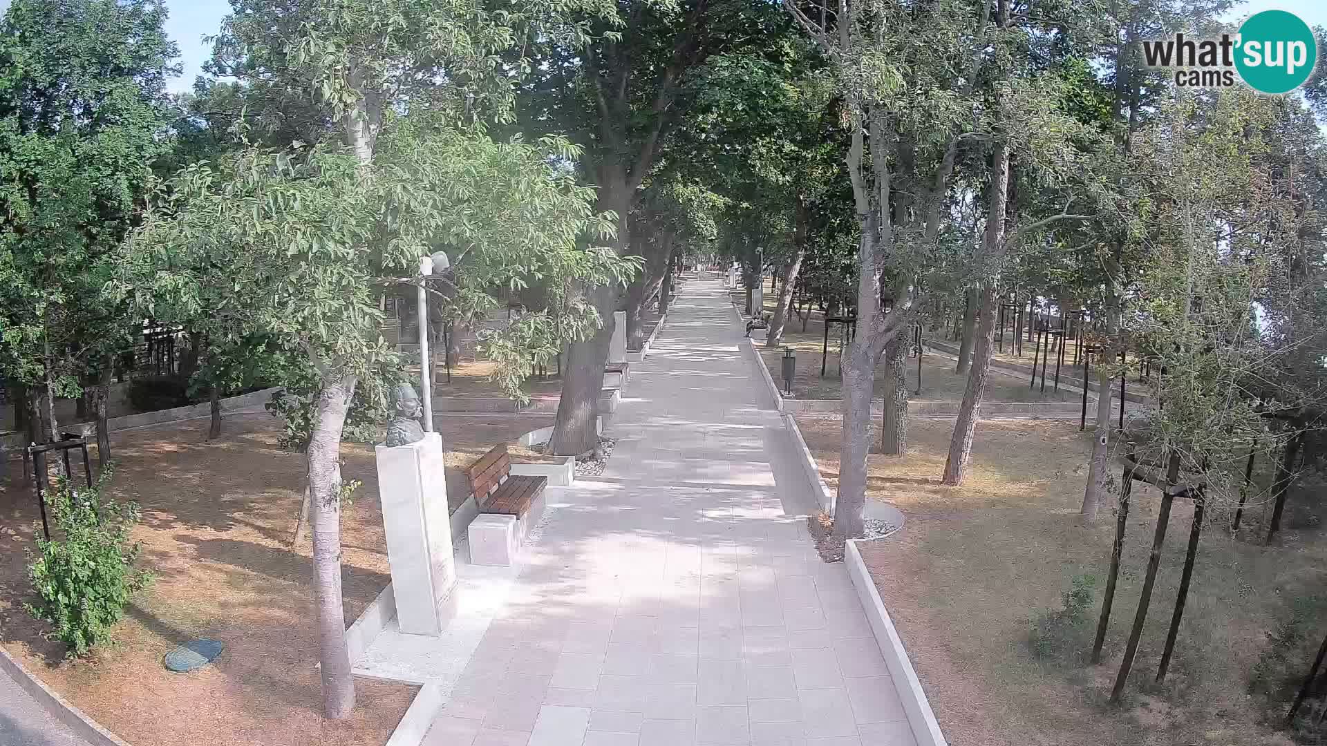 Writers’ Park Webcam Senj – Live by the Sea