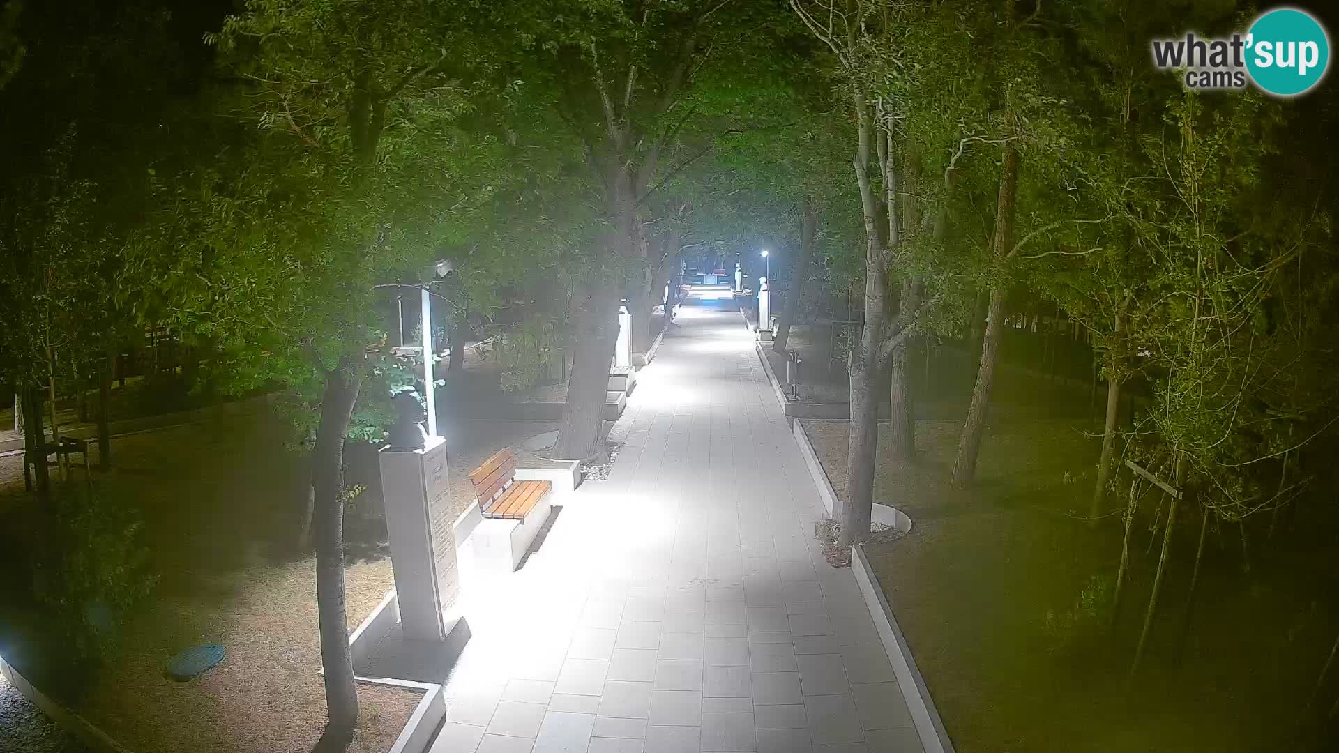 Writers’ Park Webcam Senj – Live by the Sea