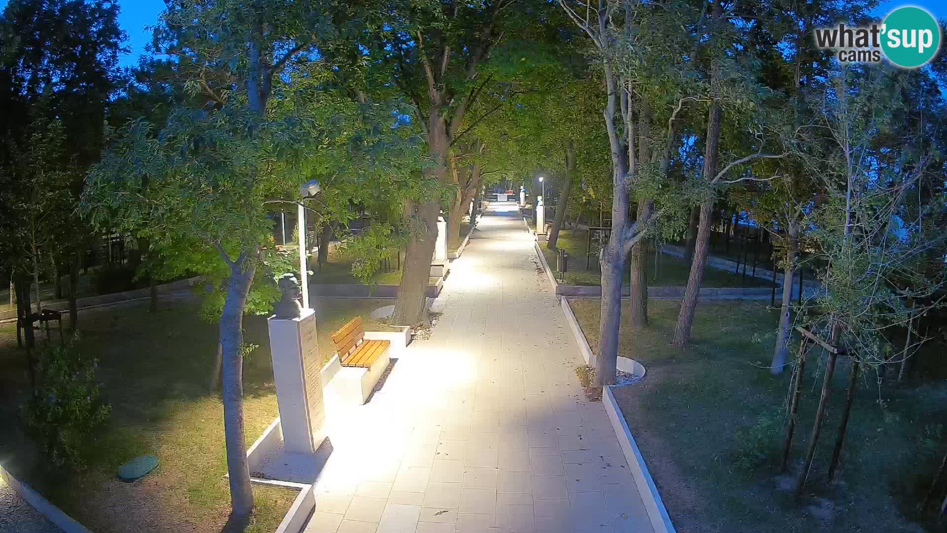 Writers’ Park Webcam Senj – Live by the Sea