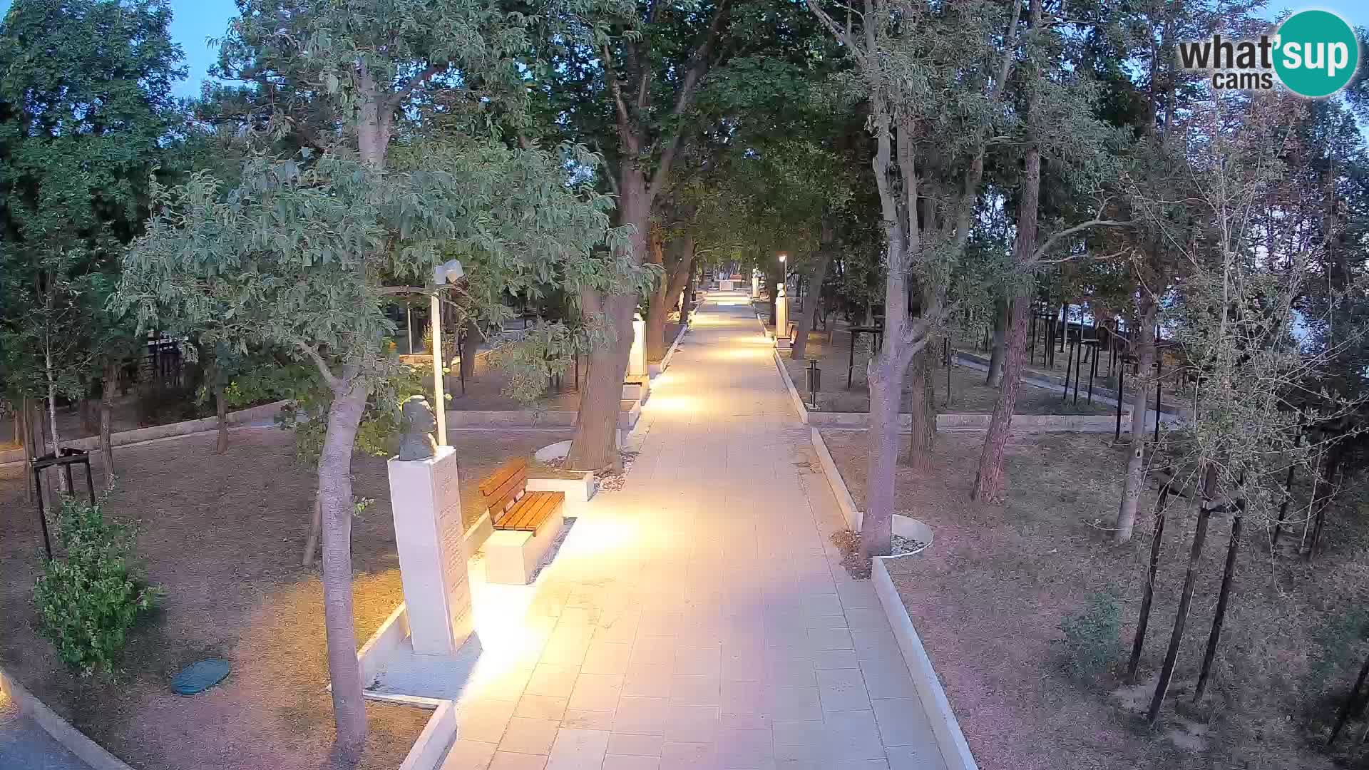Writers’ Park Webcam Senj – Live by the Sea