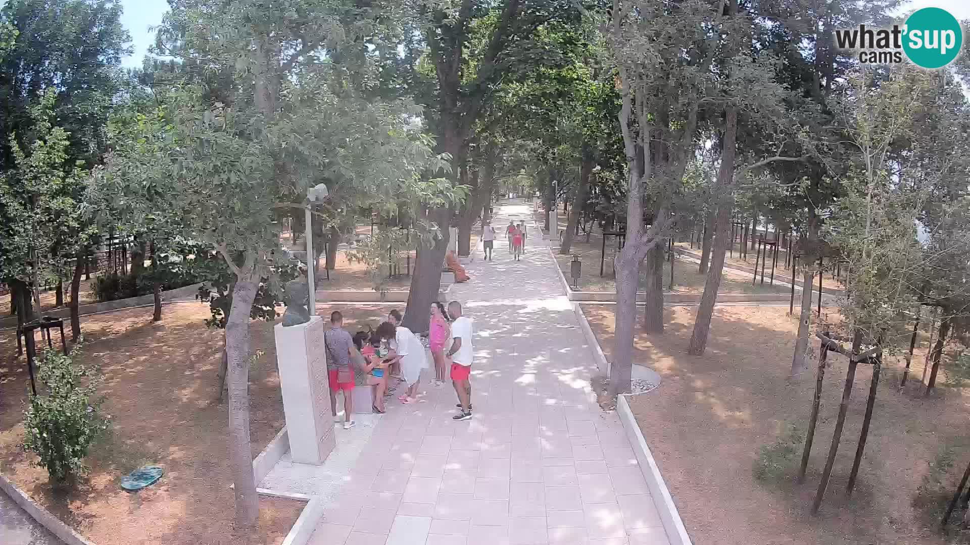 Writers’ Park Webcam Senj – Live by the Sea