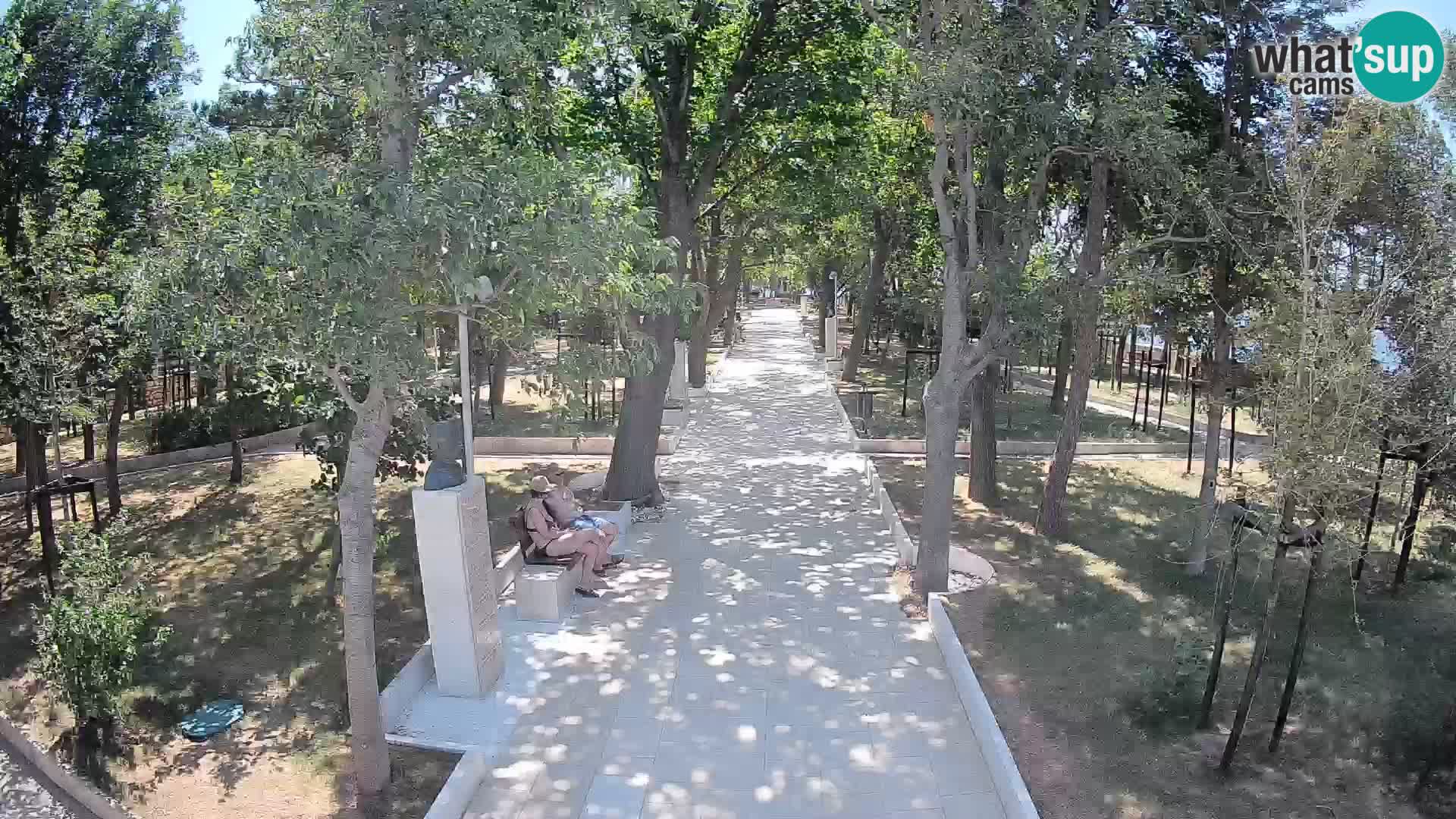 Writers’ Park Webcam Senj – Live by the Sea