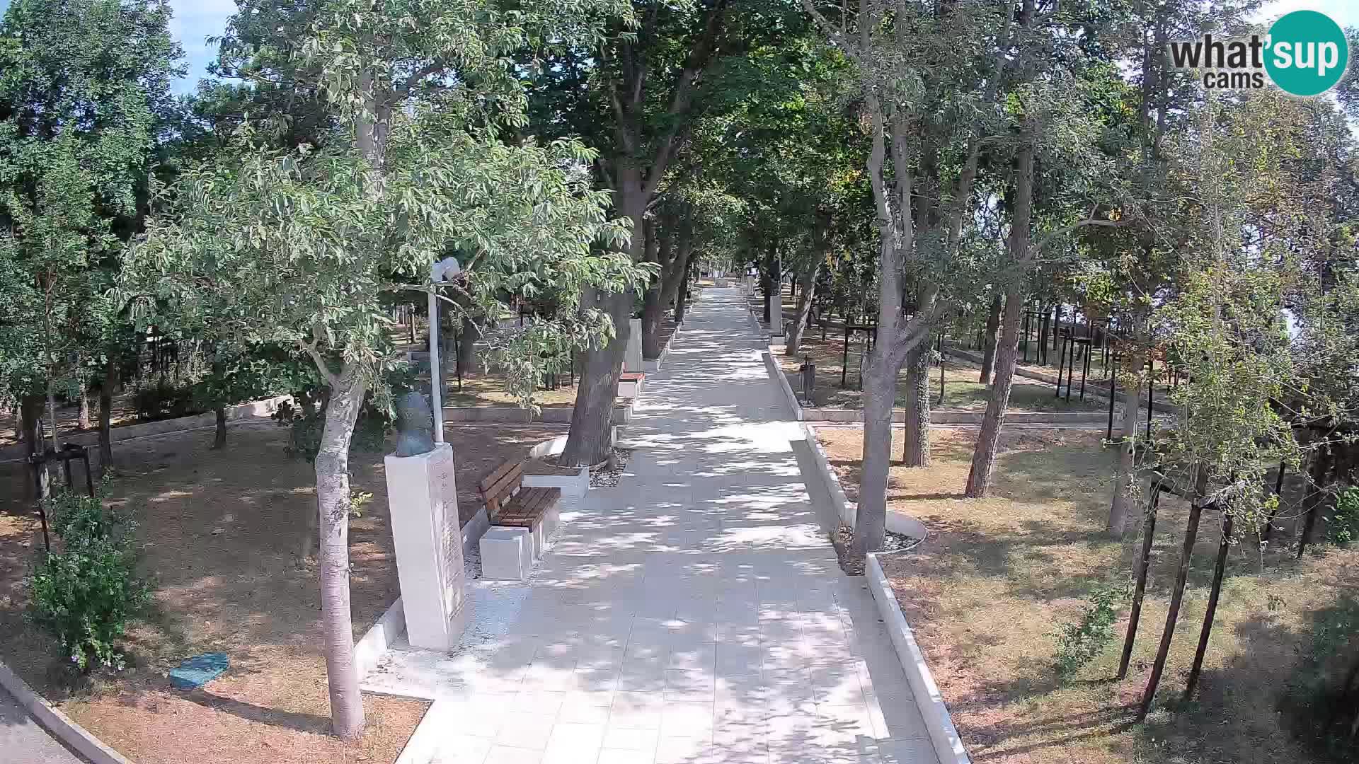 Writers’ Park Webcam Senj – Live by the Sea
