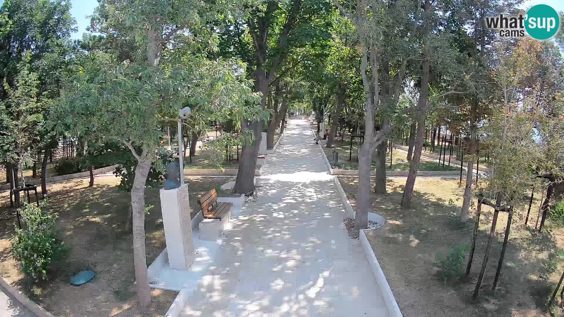 Writers’ Park Webcam Senj – Live by the Sea
