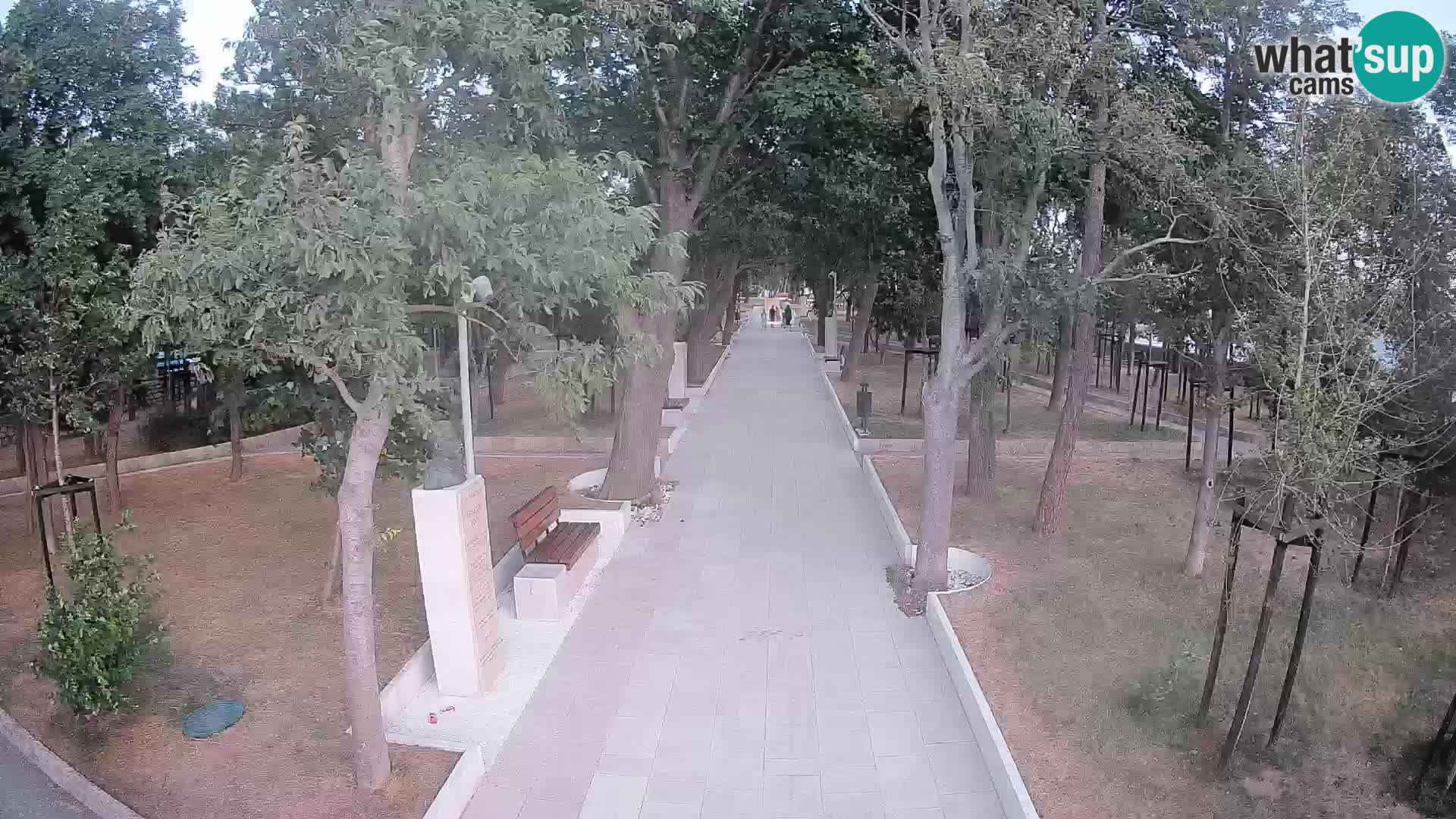 Webcam Schriftstellerpark Senj – Live am Meer