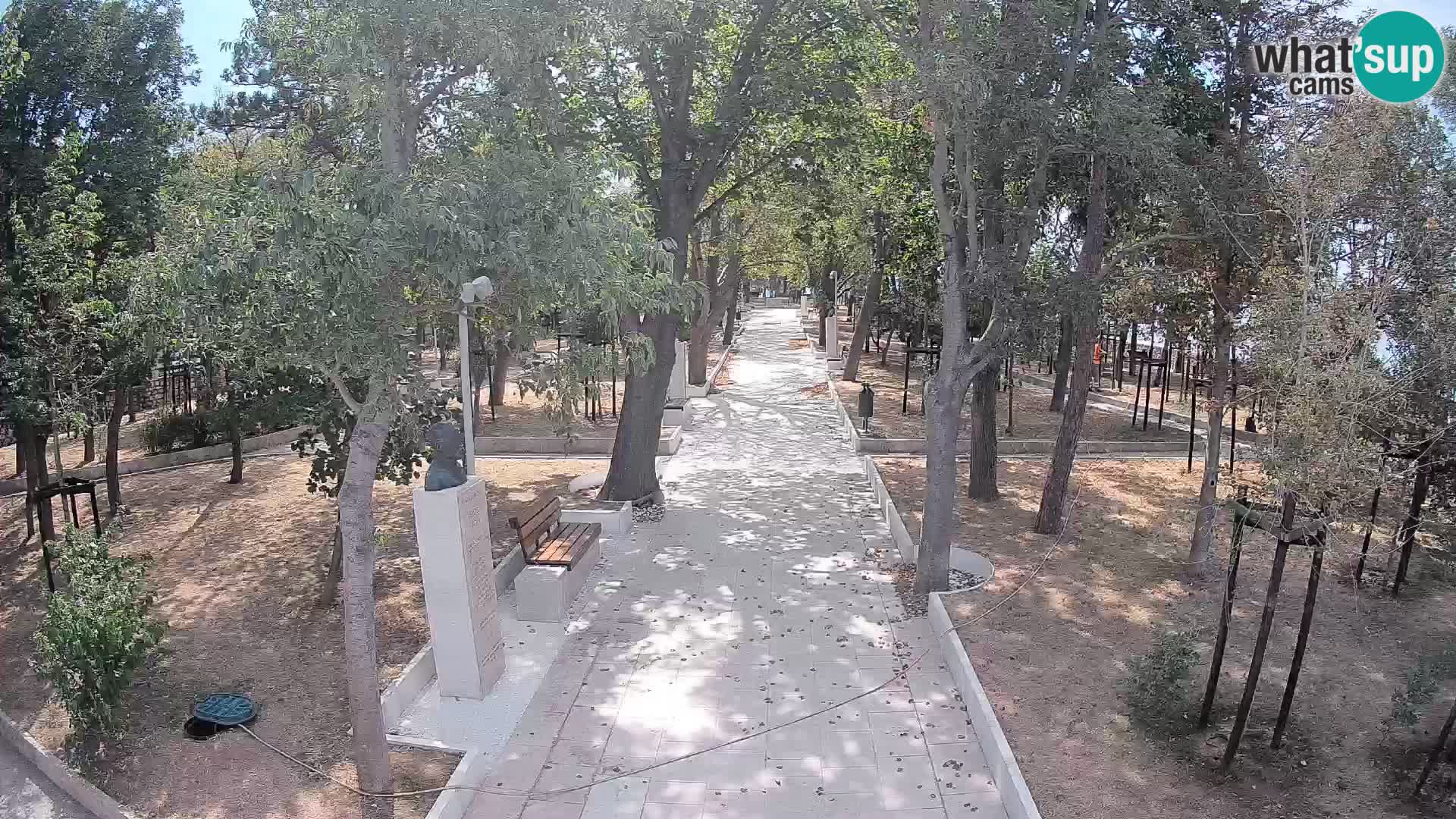 Writers’ Park Webcam Senj – Live by the Sea