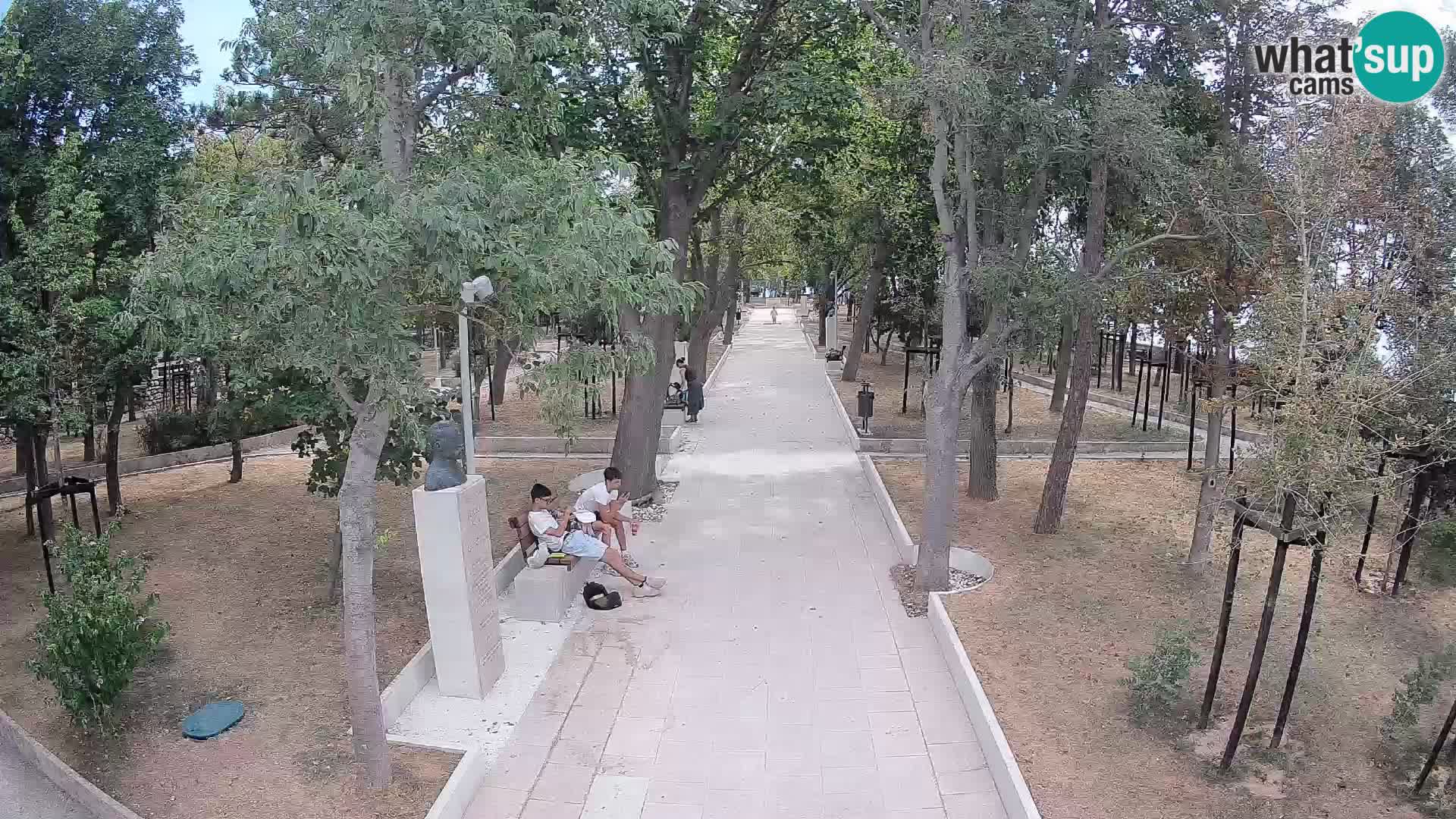Writers’ Park Webcam Senj – Live by the Sea