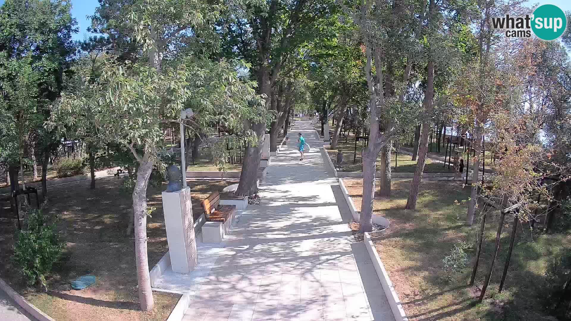 Writers’ Park Webcam Senj – Live by the Sea