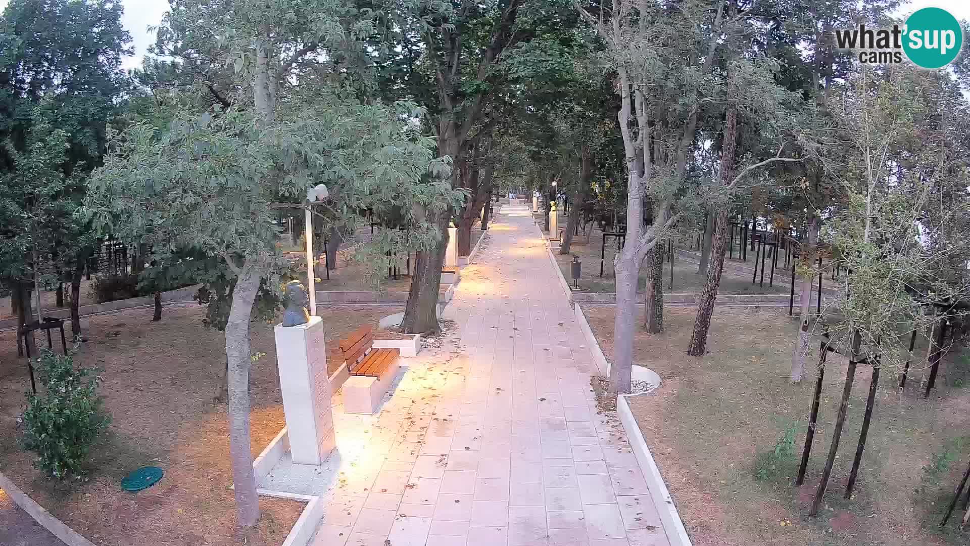 Writers’ Park Webcam Senj – Live by the Sea