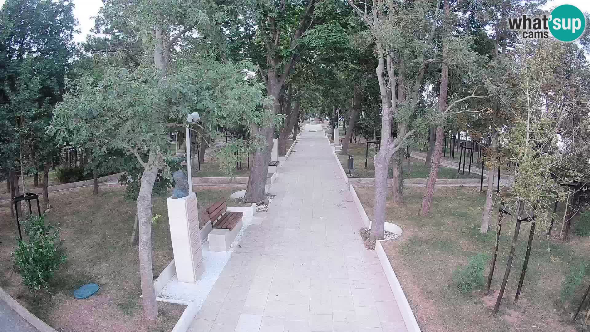 Writers’ Park Webcam Senj – Live by the Sea