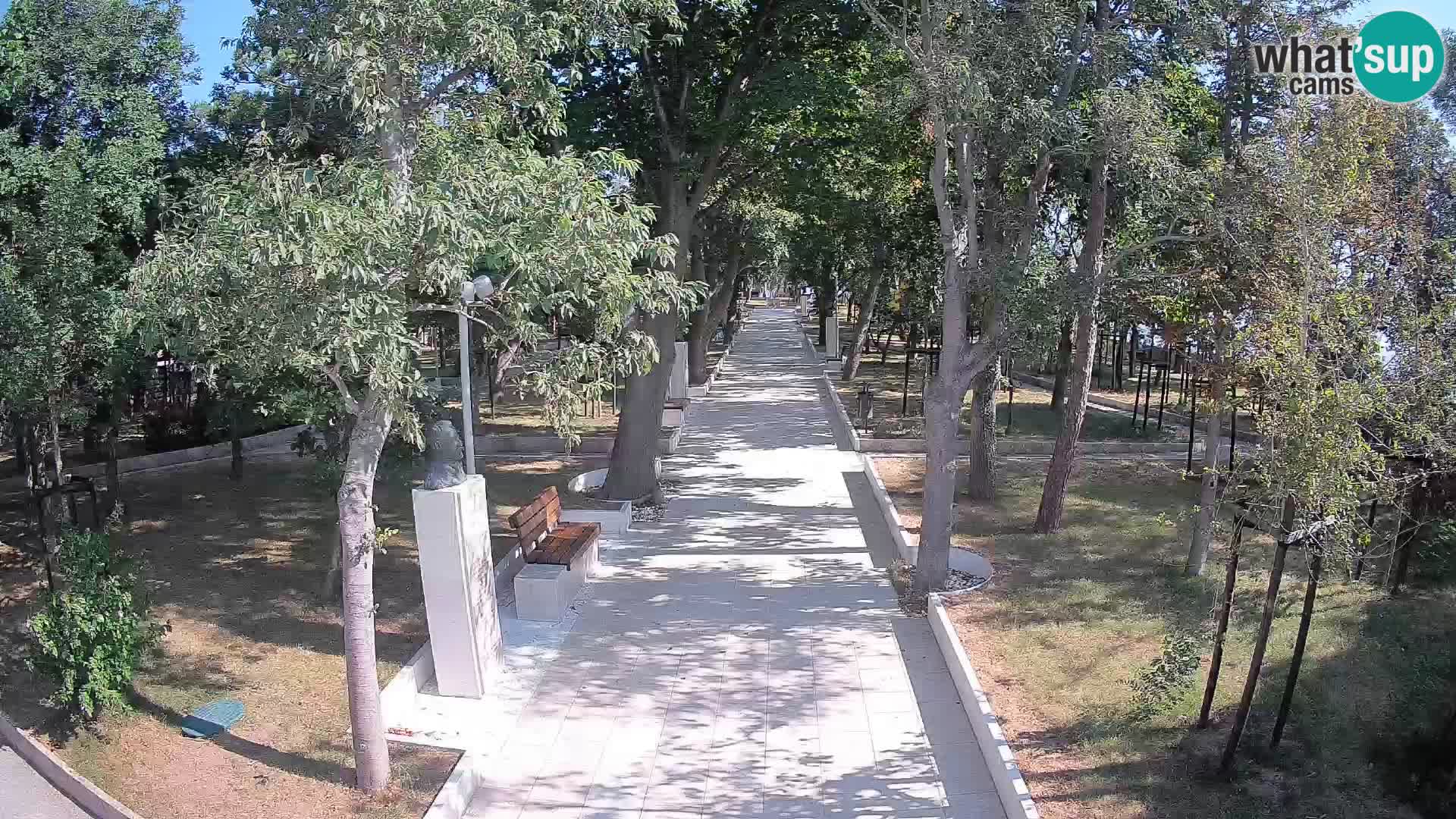 Writers’ Park Webcam Senj – Live by the Sea