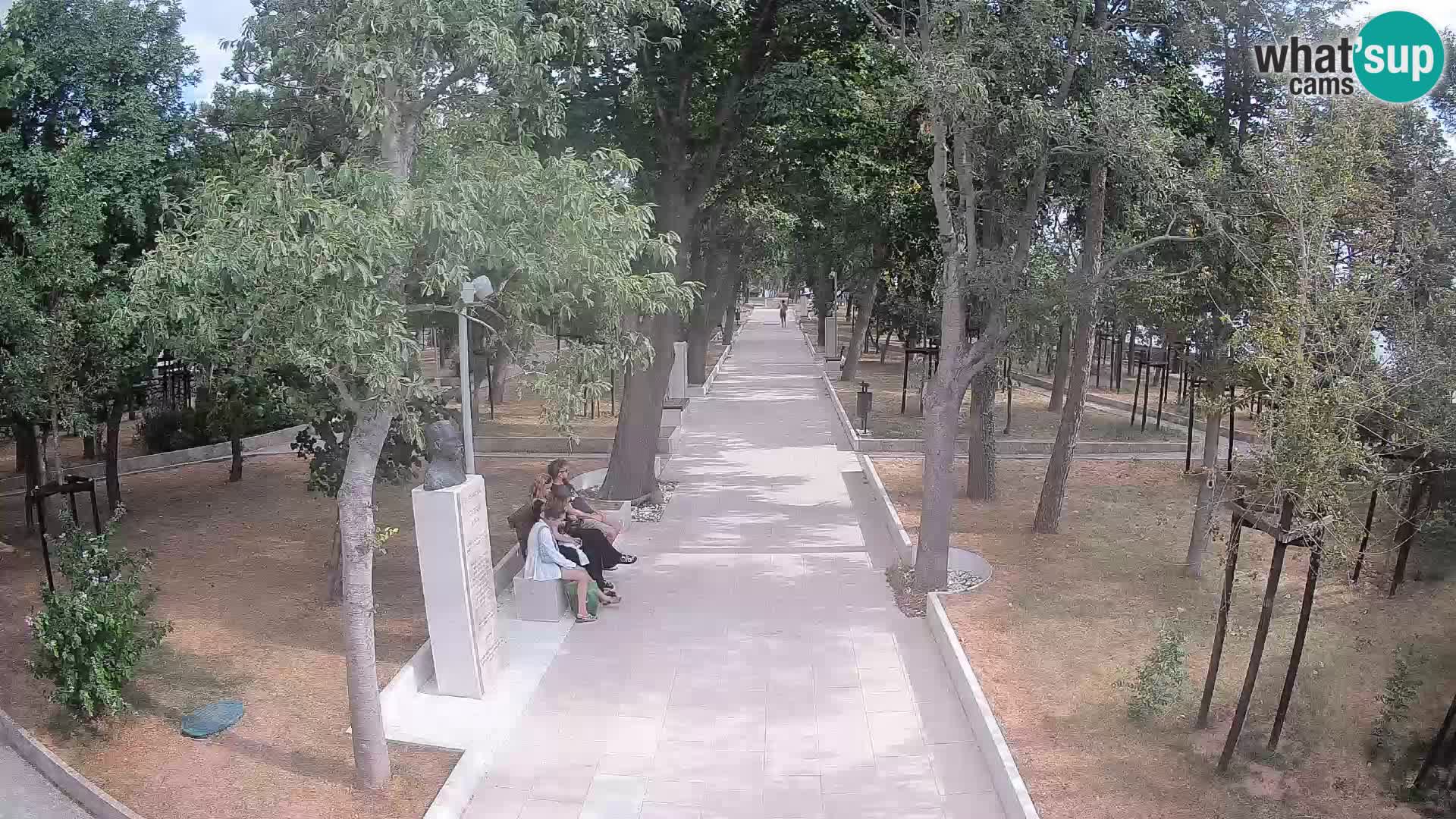 Webcam Schriftstellerpark Senj – Live am Meer