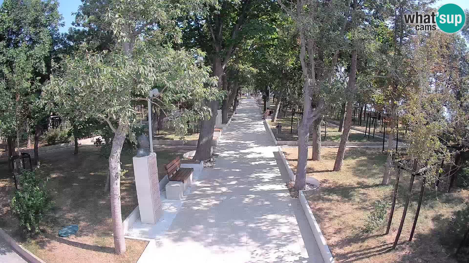 Writers’ Park Webcam Senj – Live by the Sea