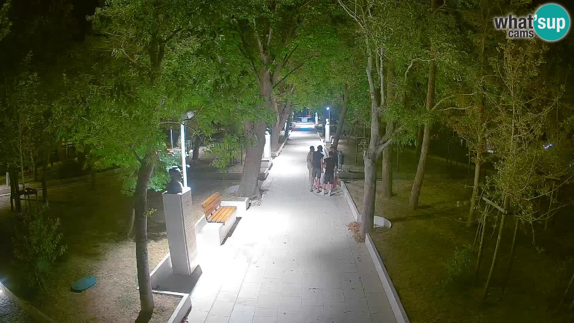 Writers’ Park Webcam Senj – Live by the Sea