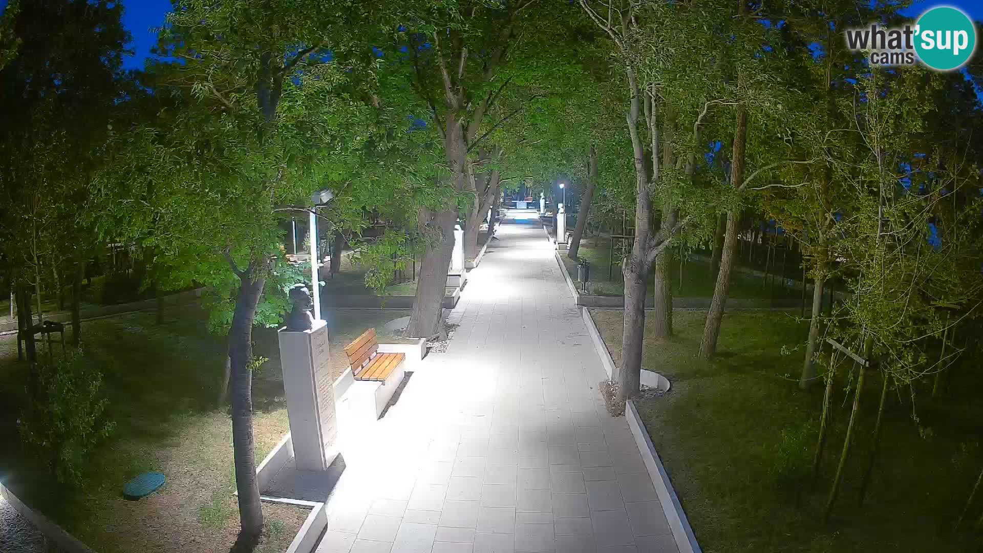 Writers’ Park Webcam Senj – Live by the Sea