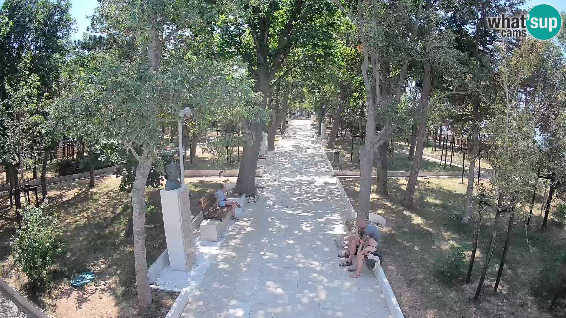 Writers’ Park Webcam Senj – Live by the Sea