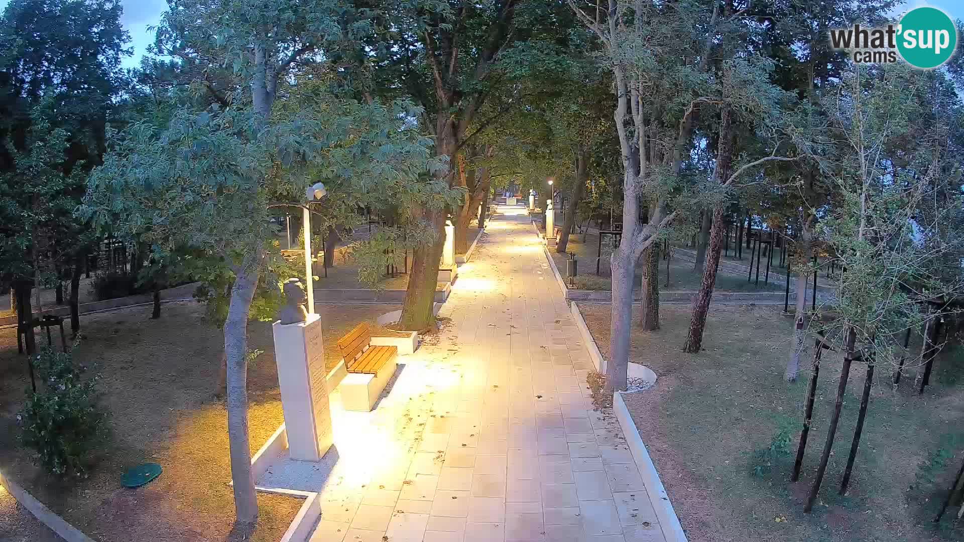 Writers’ Park Webcam Senj – Live by the Sea
