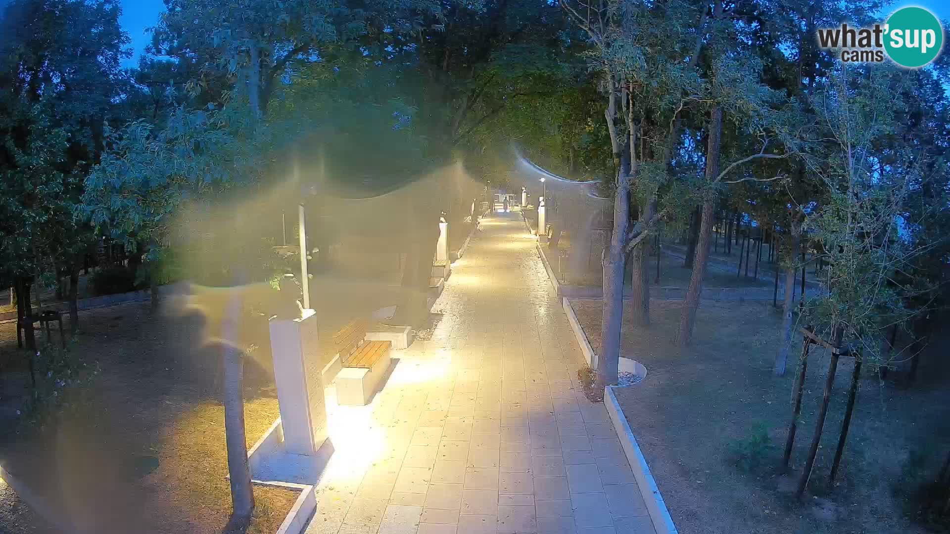 Writers’ Park Webcam Senj – Live by the Sea