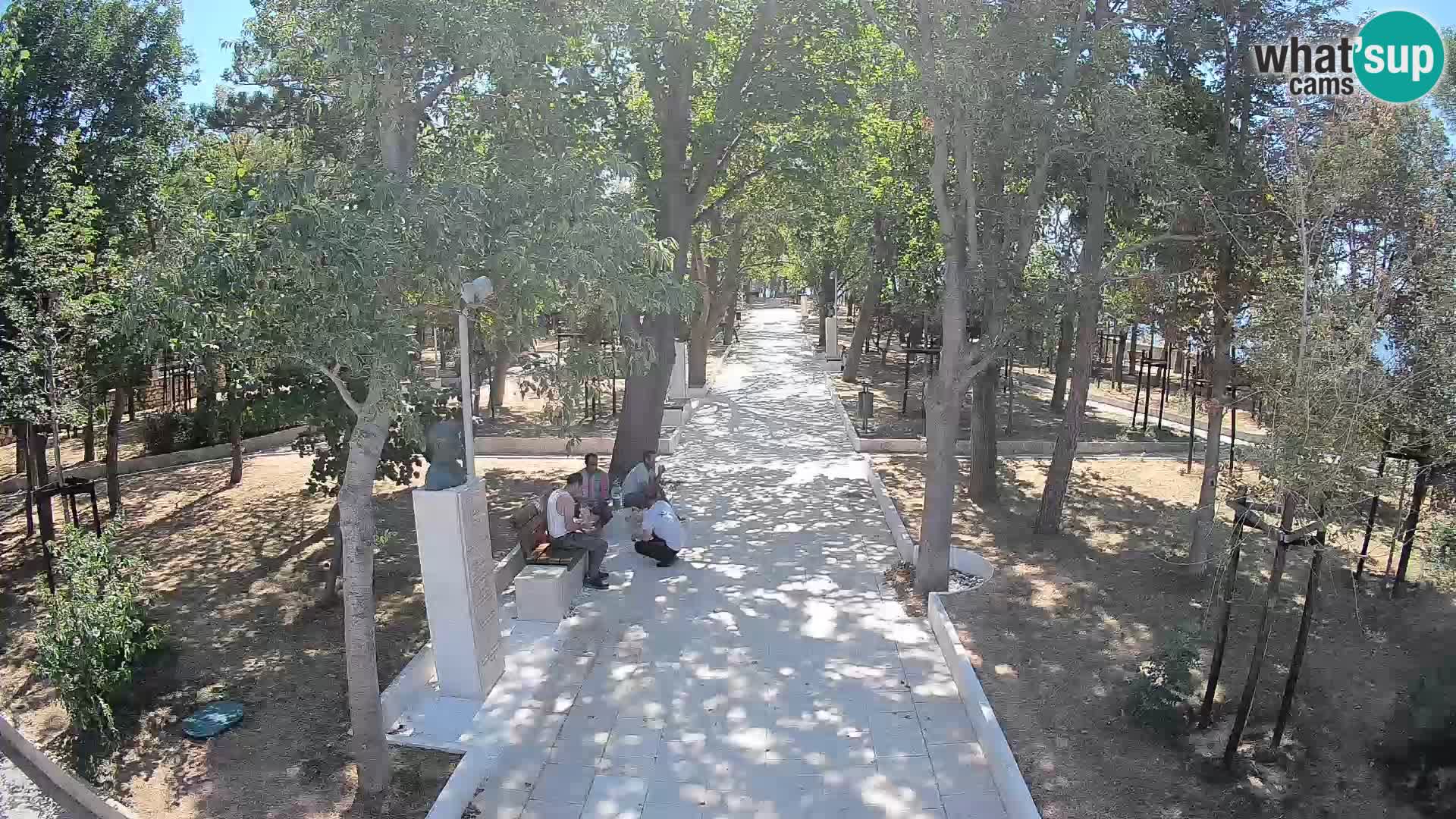 Webcam Schriftstellerpark Senj – Live am Meer