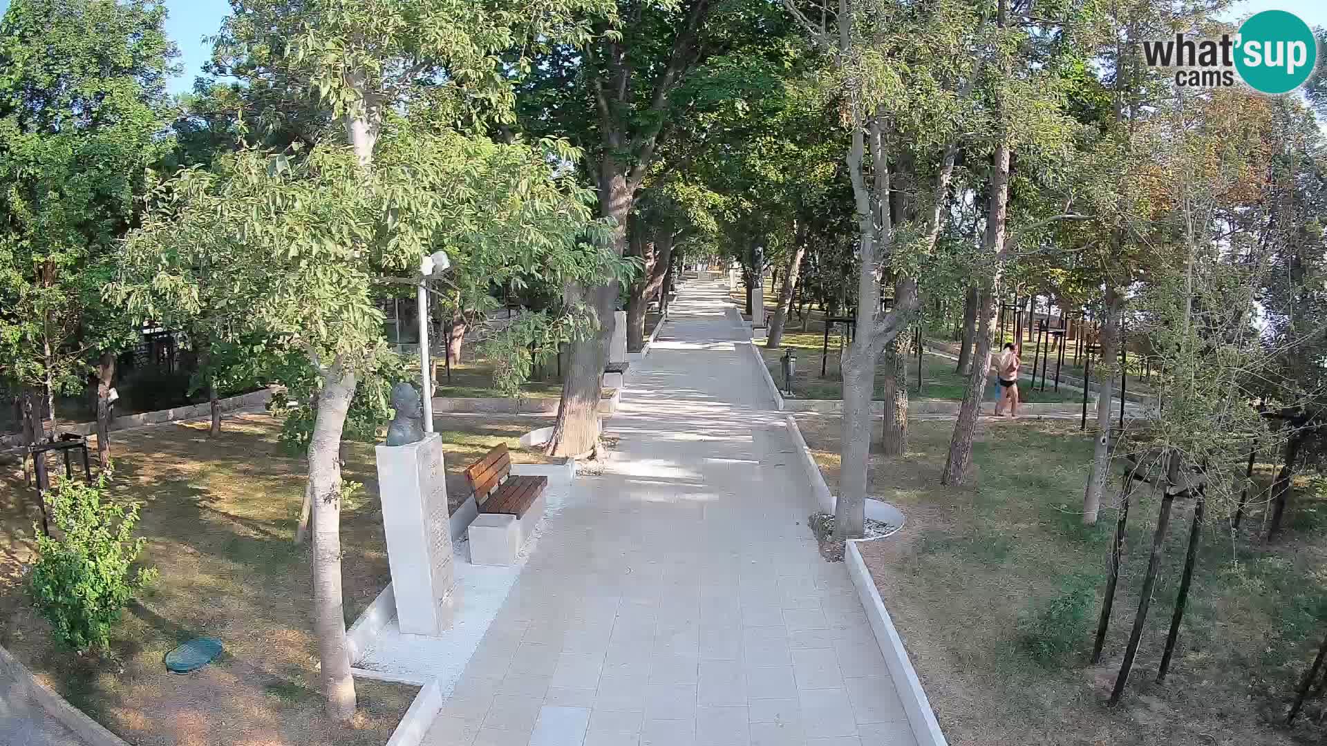 Writers’ Park Webcam Senj – Live by the Sea